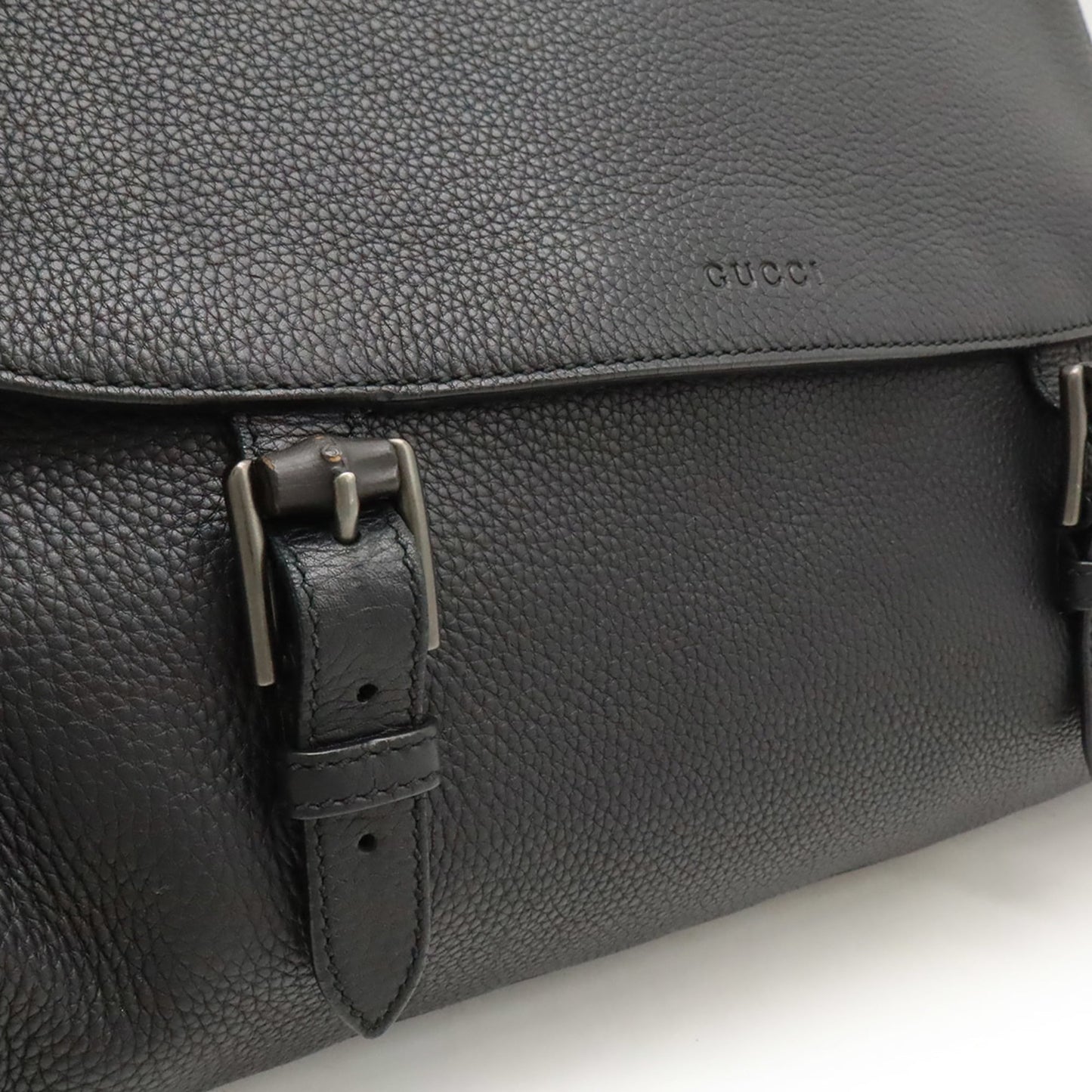 Gucci Black Leather Shoulder Bag