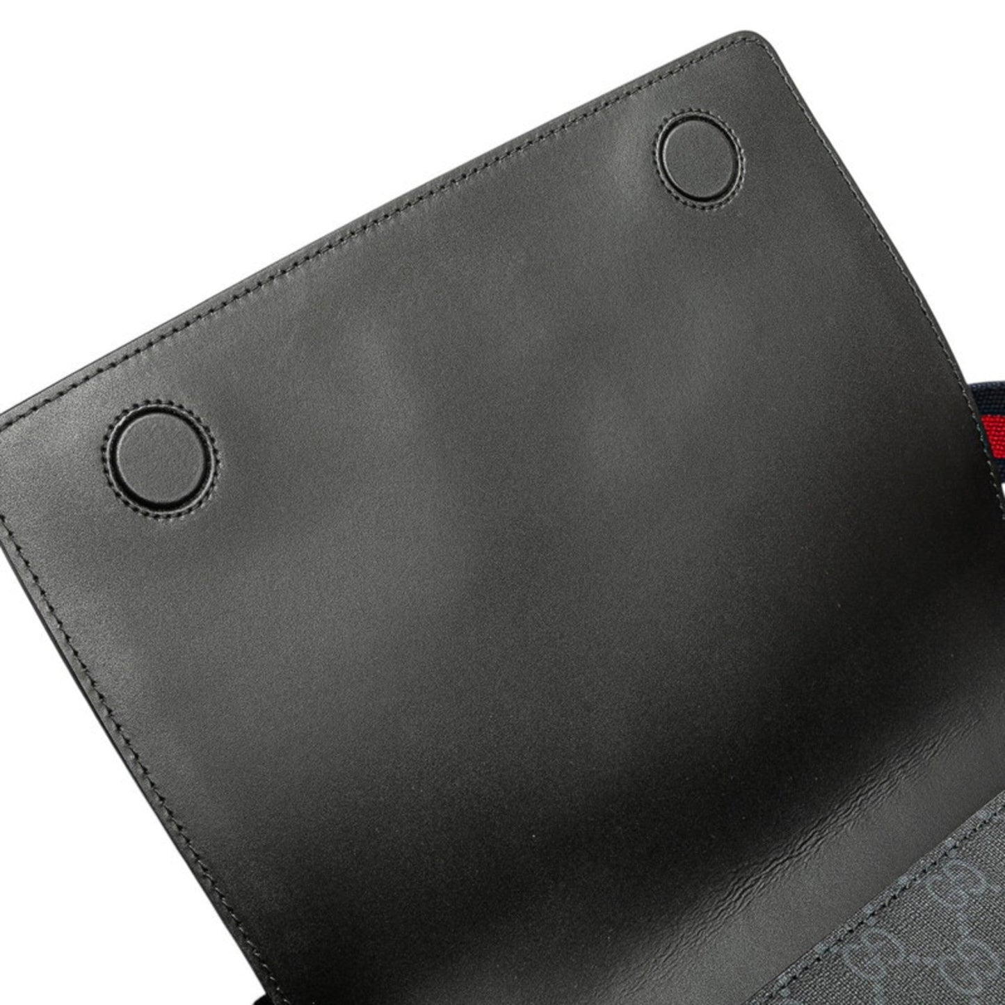 Gucci Black Pvc Leather Shoulder Bag