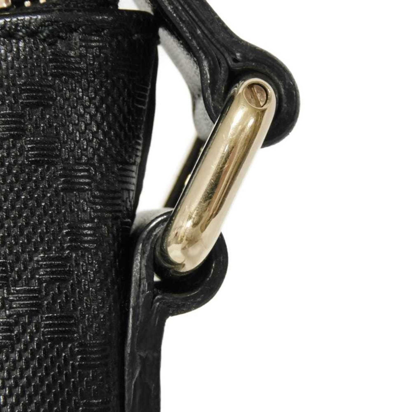 Gucci Diamante Black Leather Messenger Bag Shoulder Bag