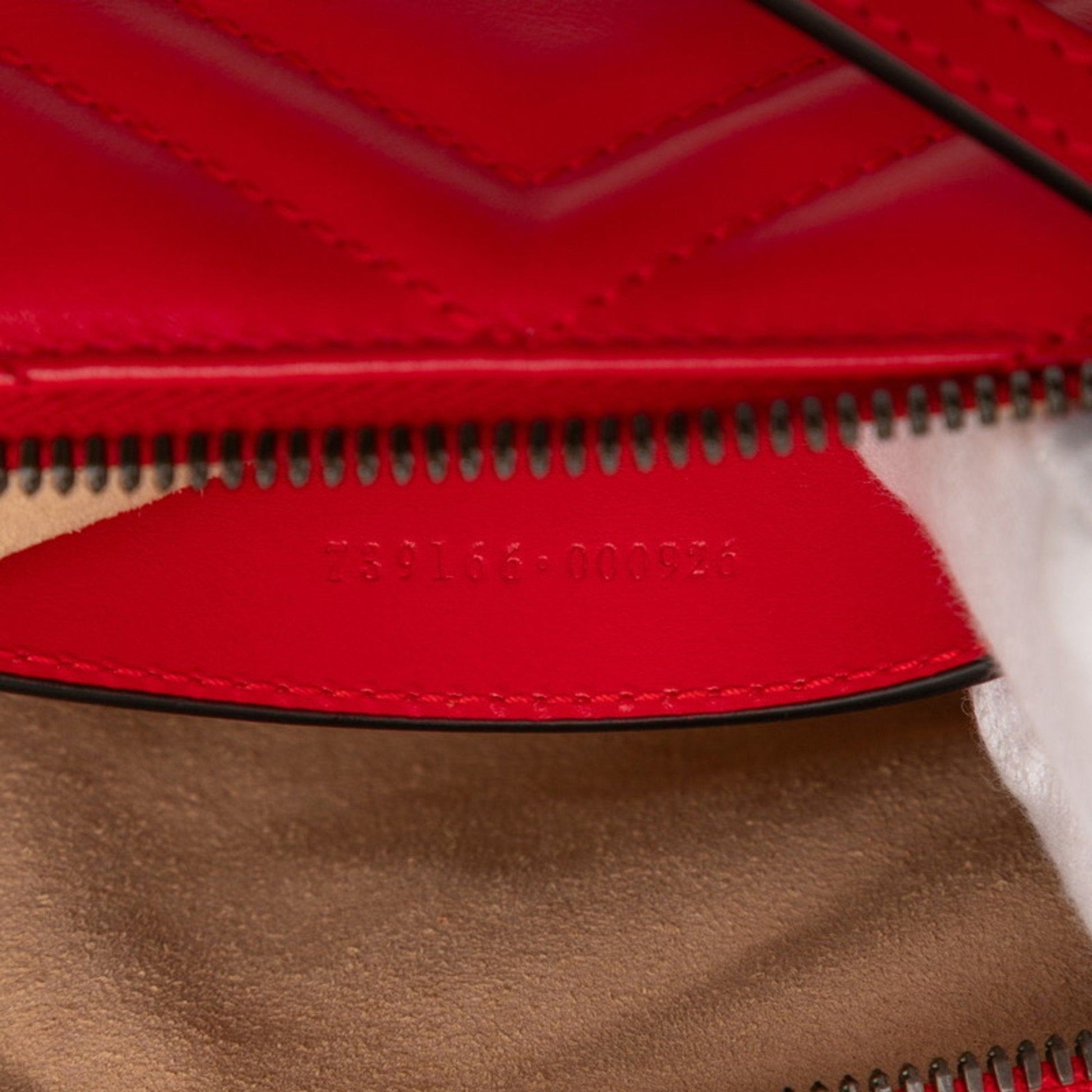 Gucci Red Color Leather Shoulder Bag