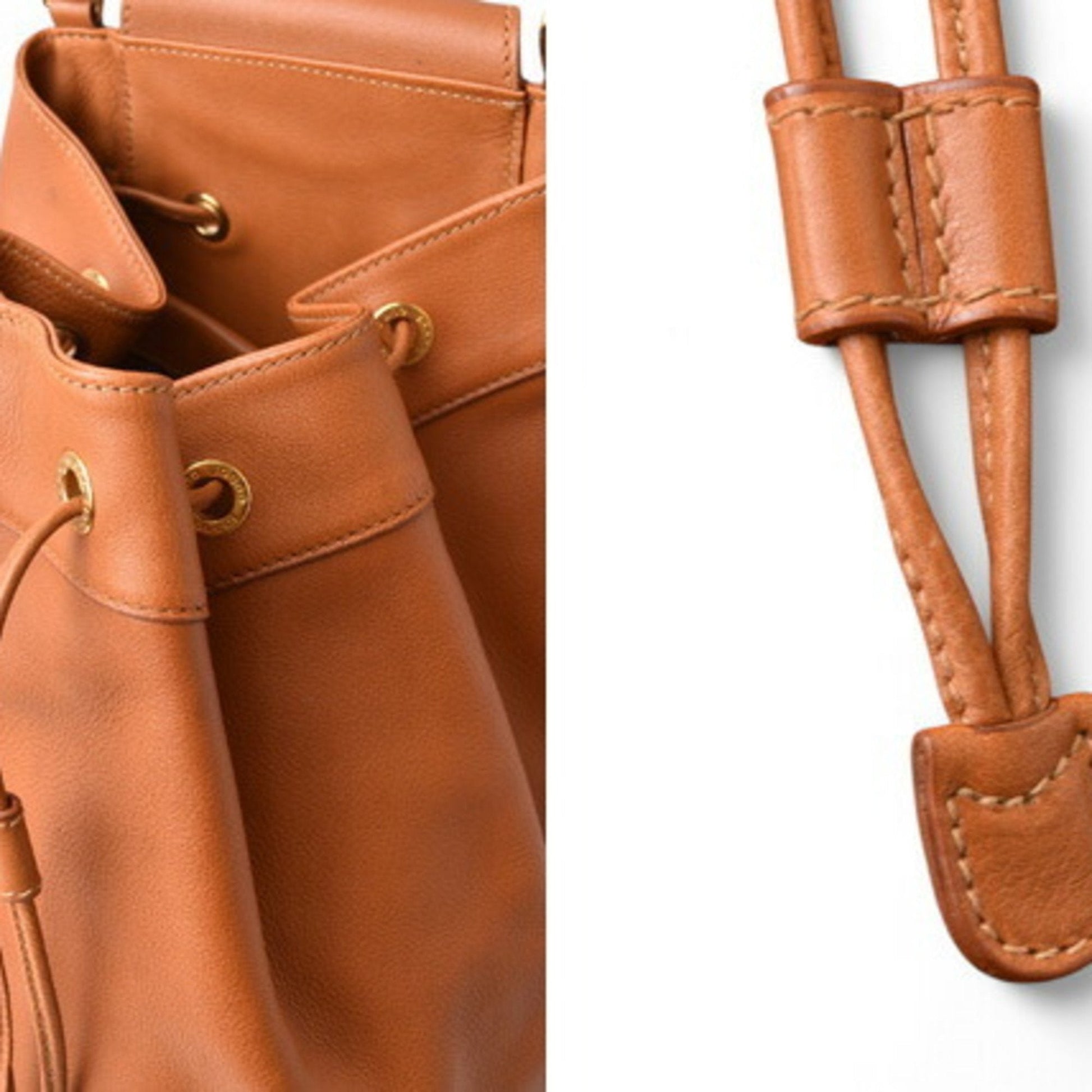 Gucci Brown Leather Shoulder Bag Sling Bag