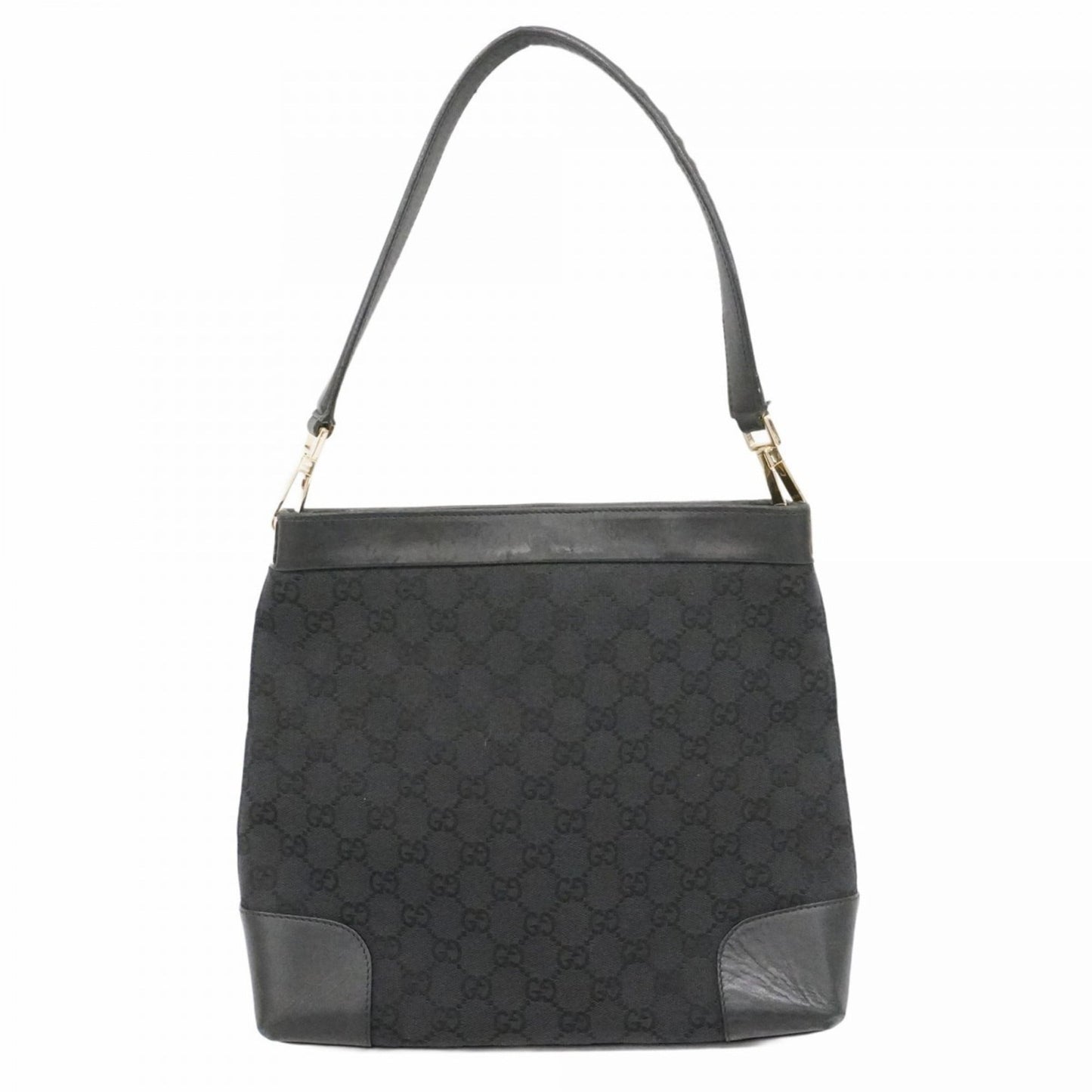Gucci Black Canvas Shoulder Bag