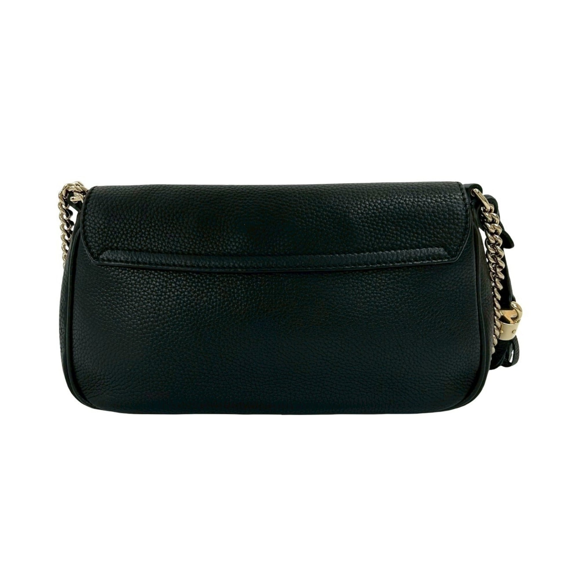 Gucci Black Leather Pochette Shoulder Bag