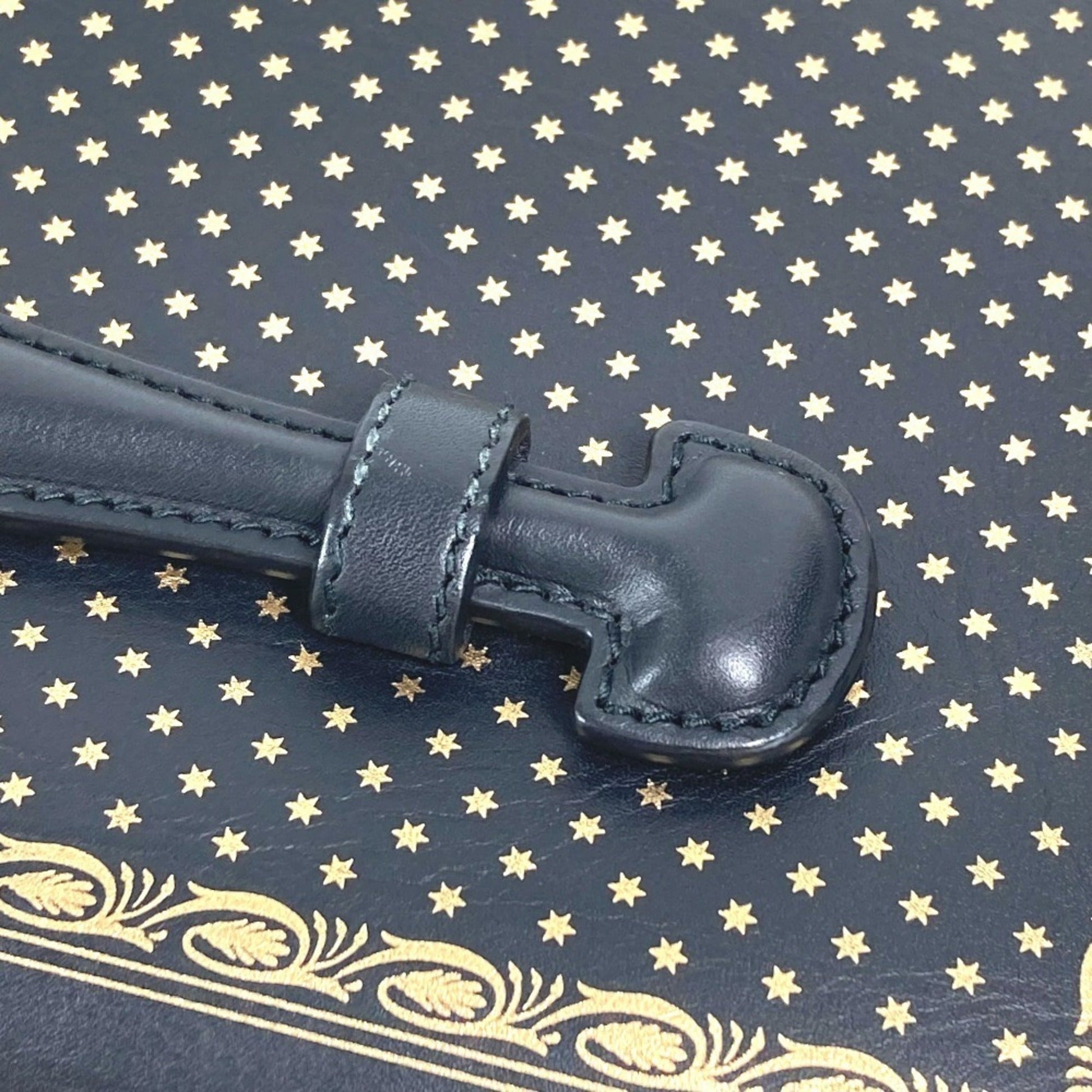 Gucci Black Leather Clutch Bag Pouch