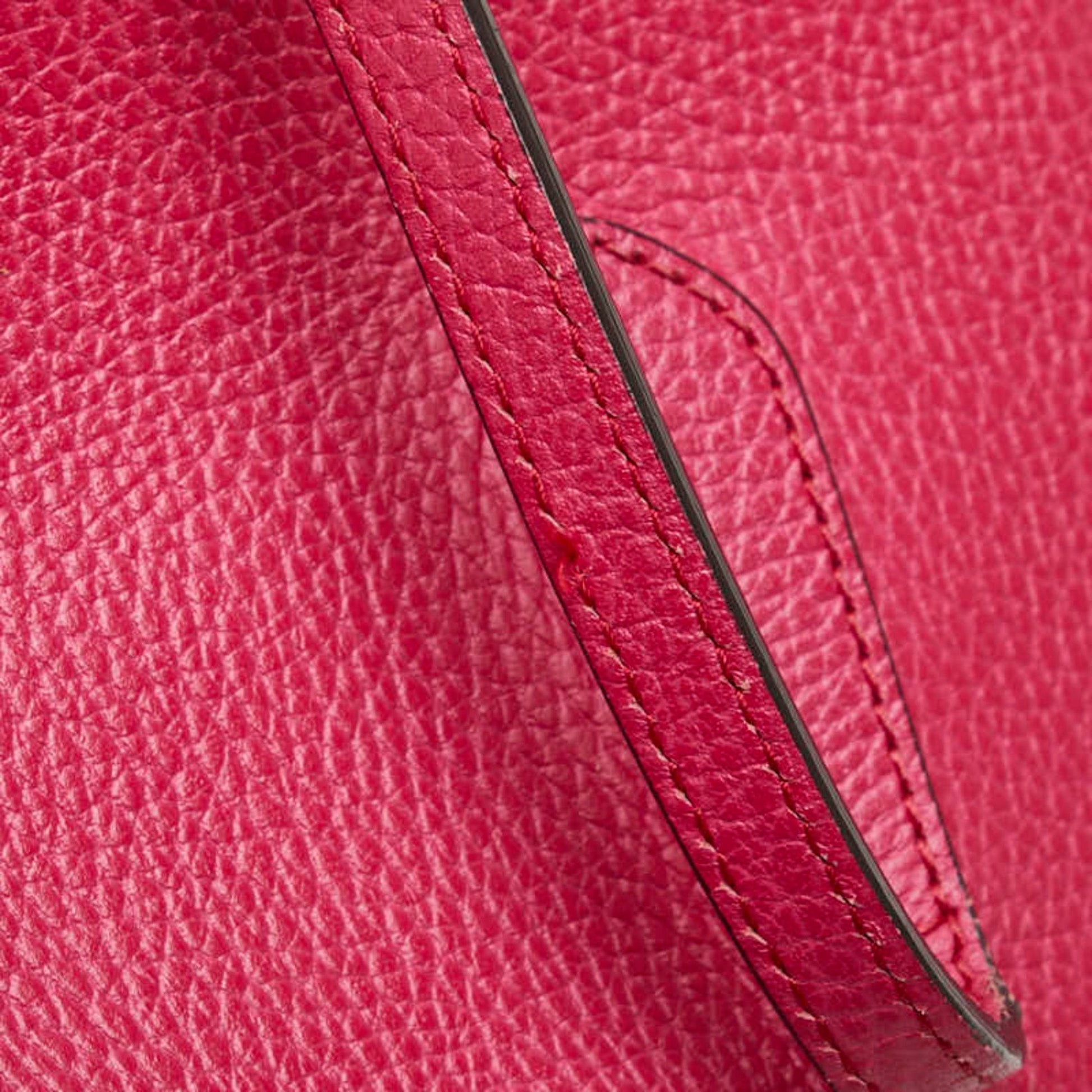 Gucci Pink Leather Tote Bag
