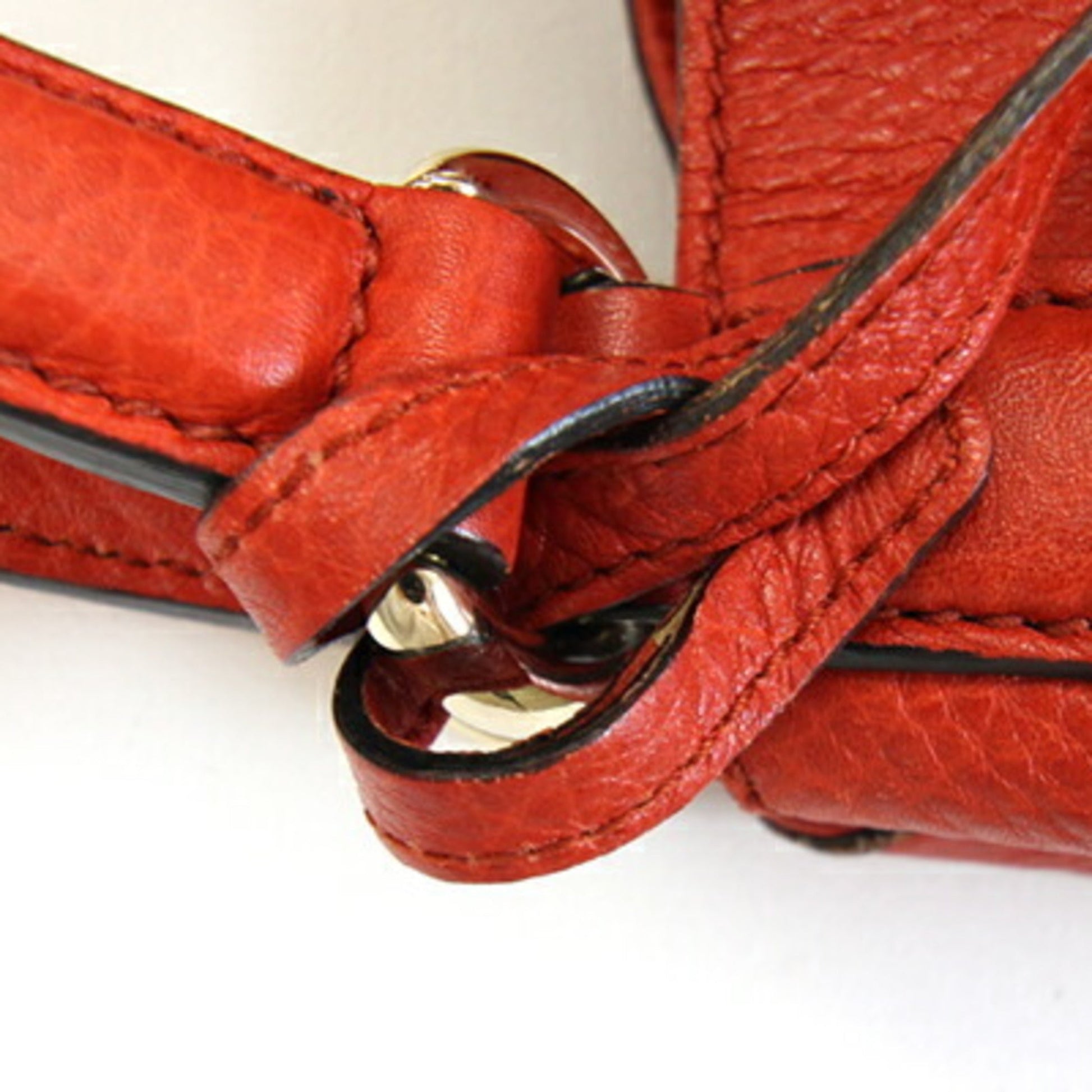 Gucci Soho Red Color Leather Tote Bag