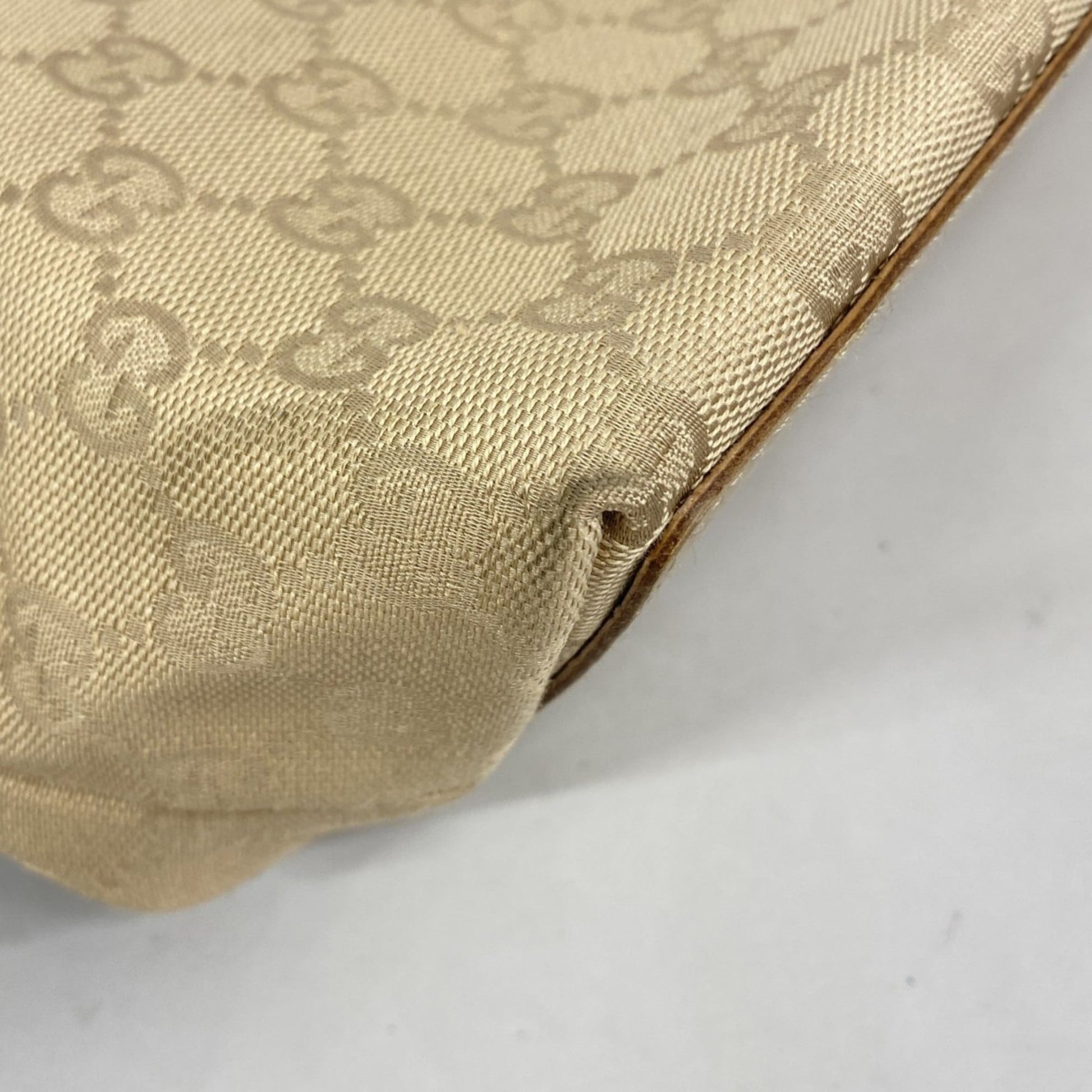 Gucci Beige Canvas Tote Bag