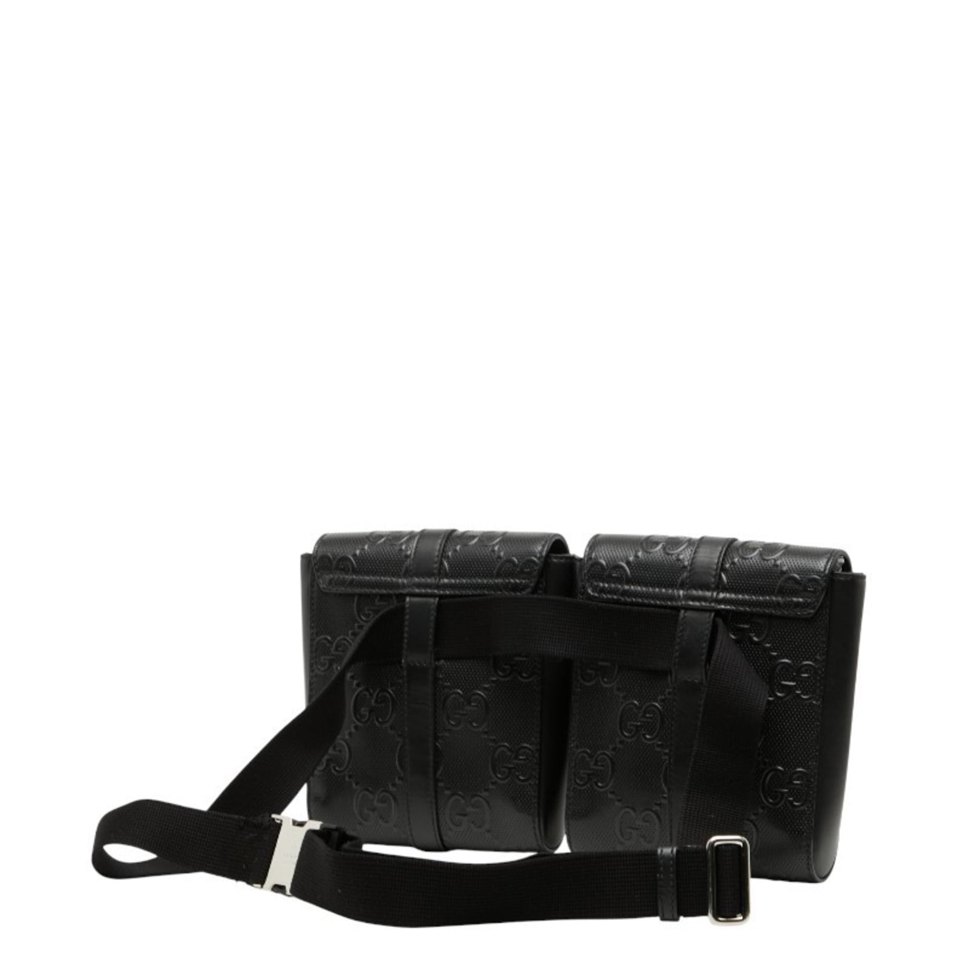 Gucci Black Leather Fanny Pack
