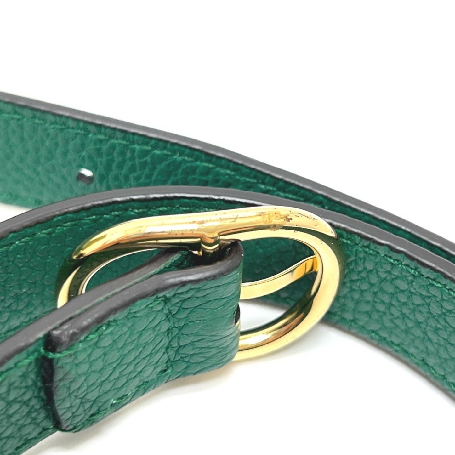 Gucci Green Leather Shoulder Bag
