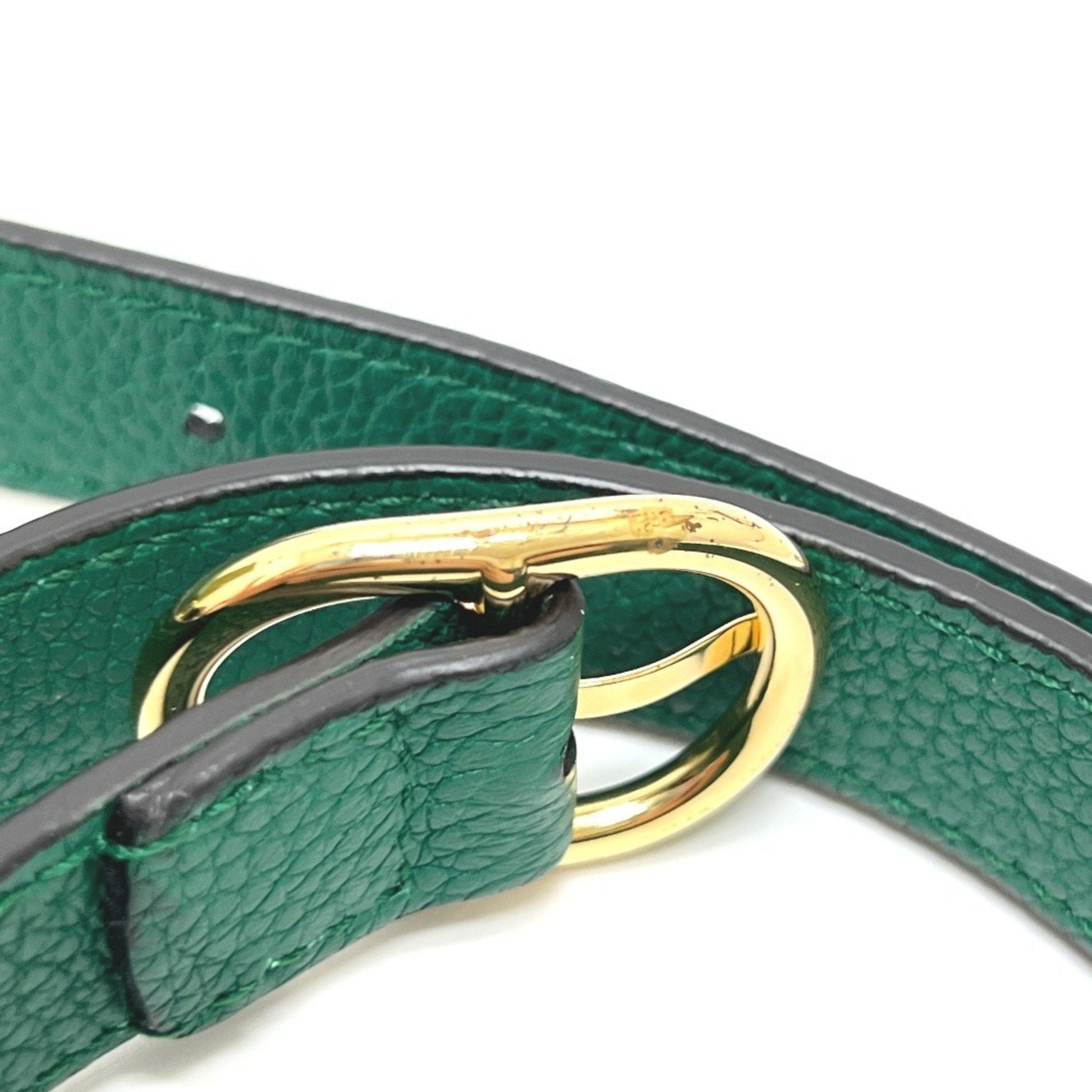 Gucci Green Leather Shoulder Bag