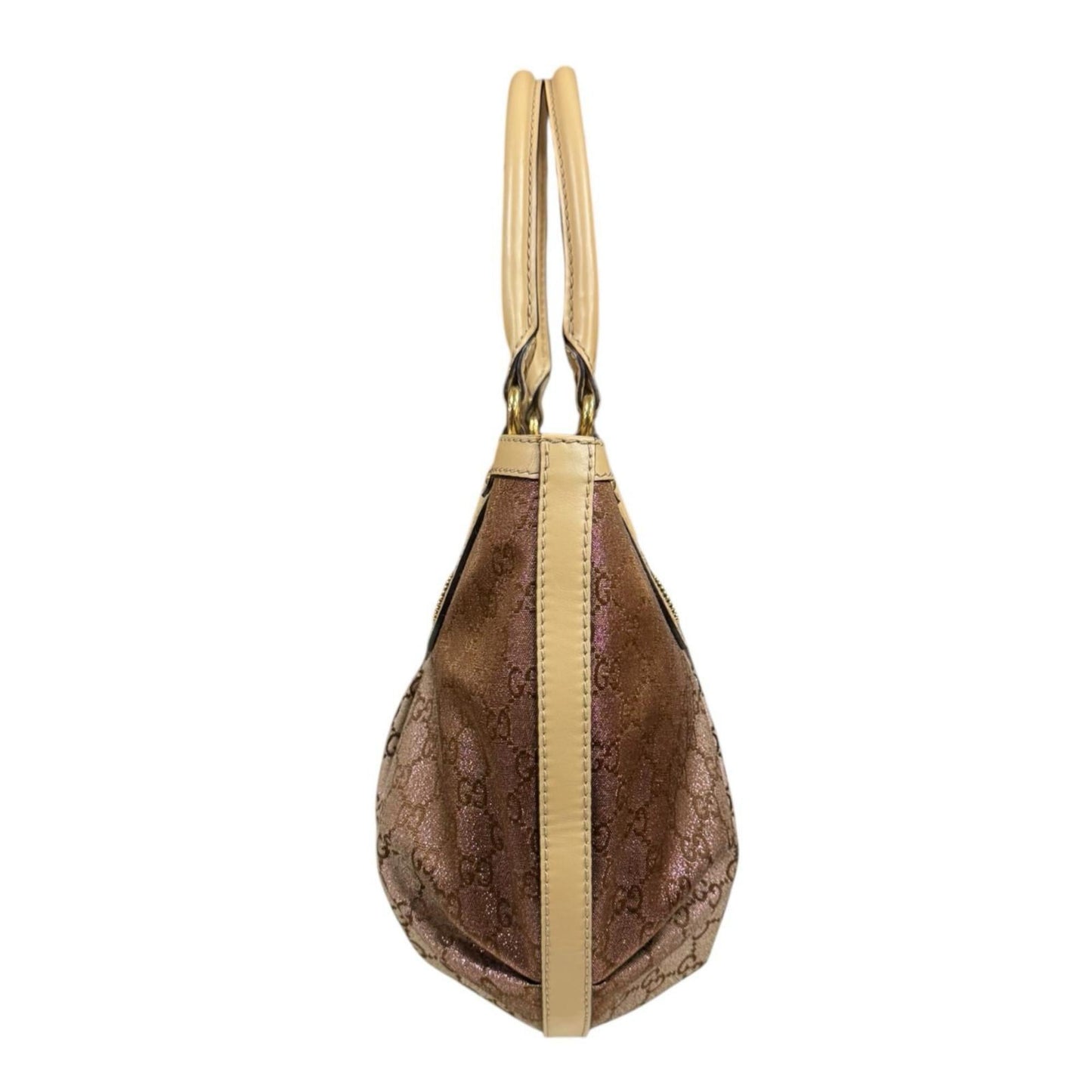 Gucci Beige Gg Canvas Handbag