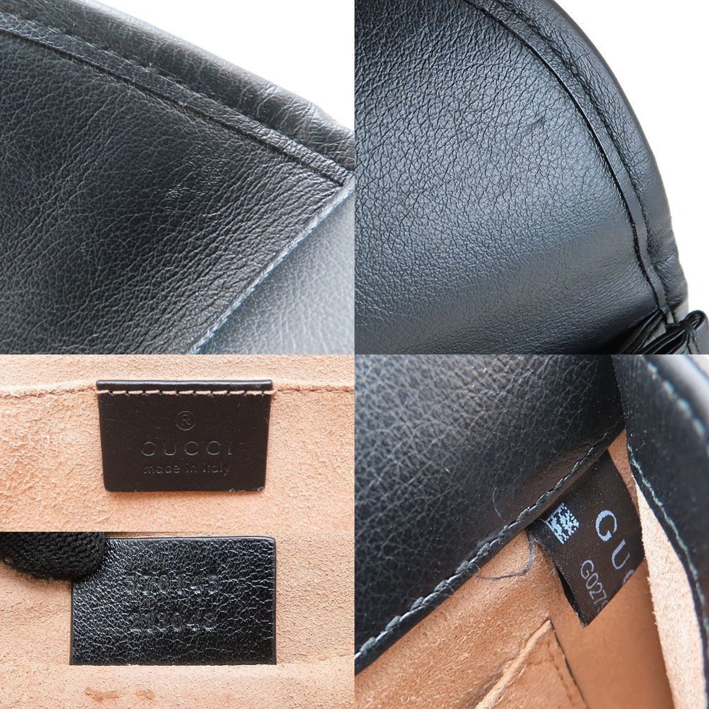 Gucci Black Leather Shoulder Bag
