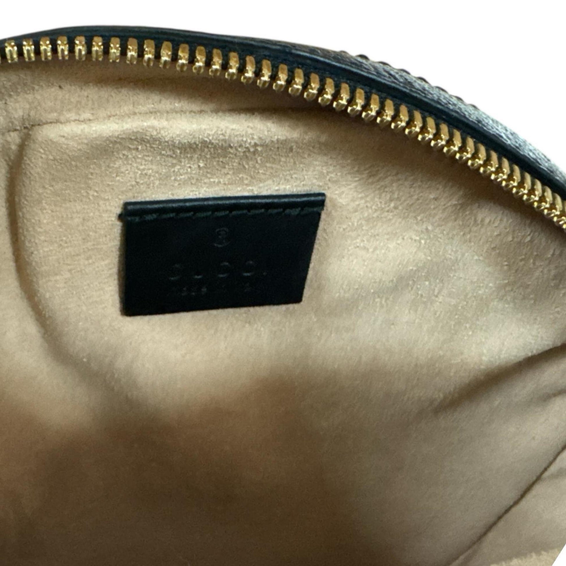 Gucci Black Patent Leather Suede Shoulder Bag