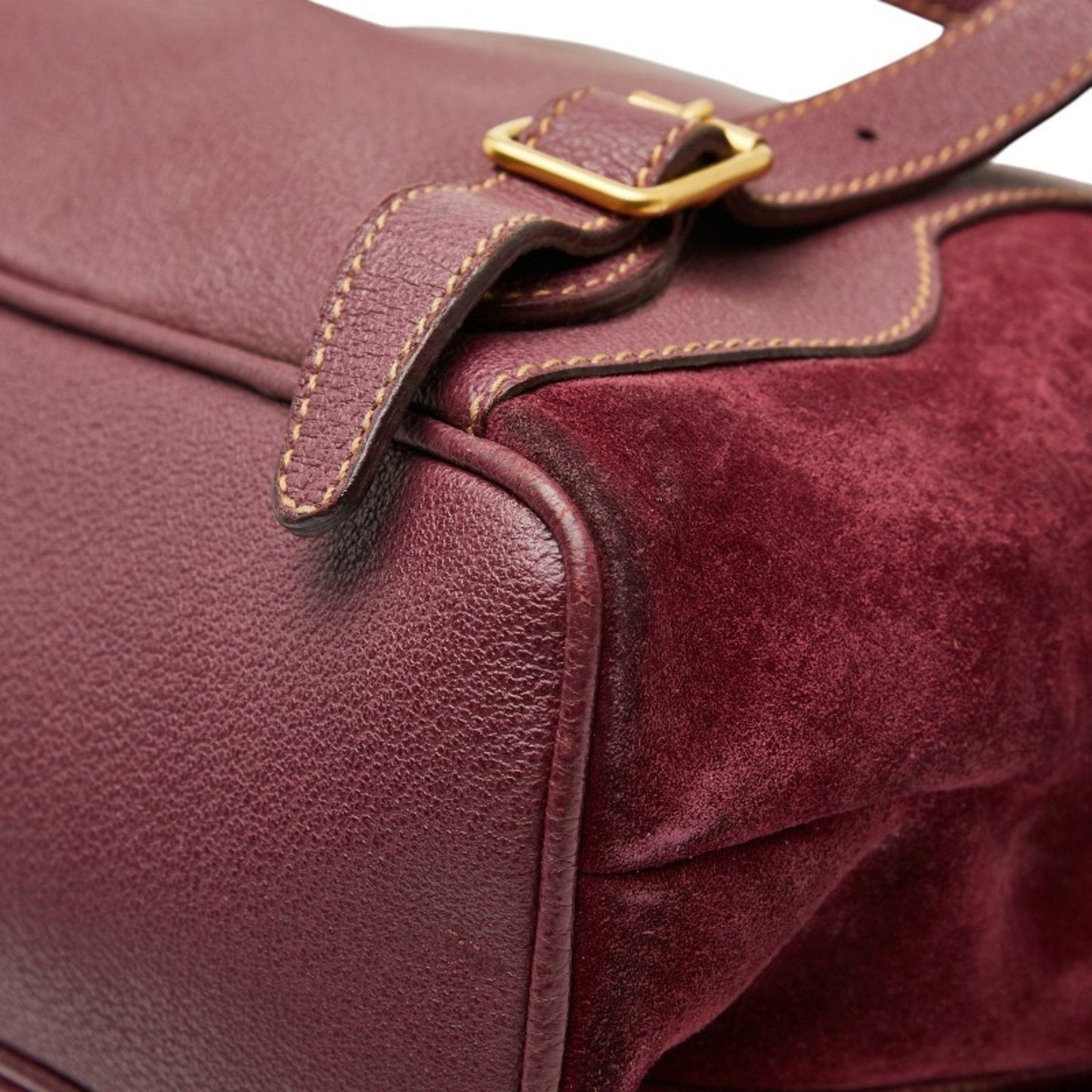Gucci Purple Suede Backpack