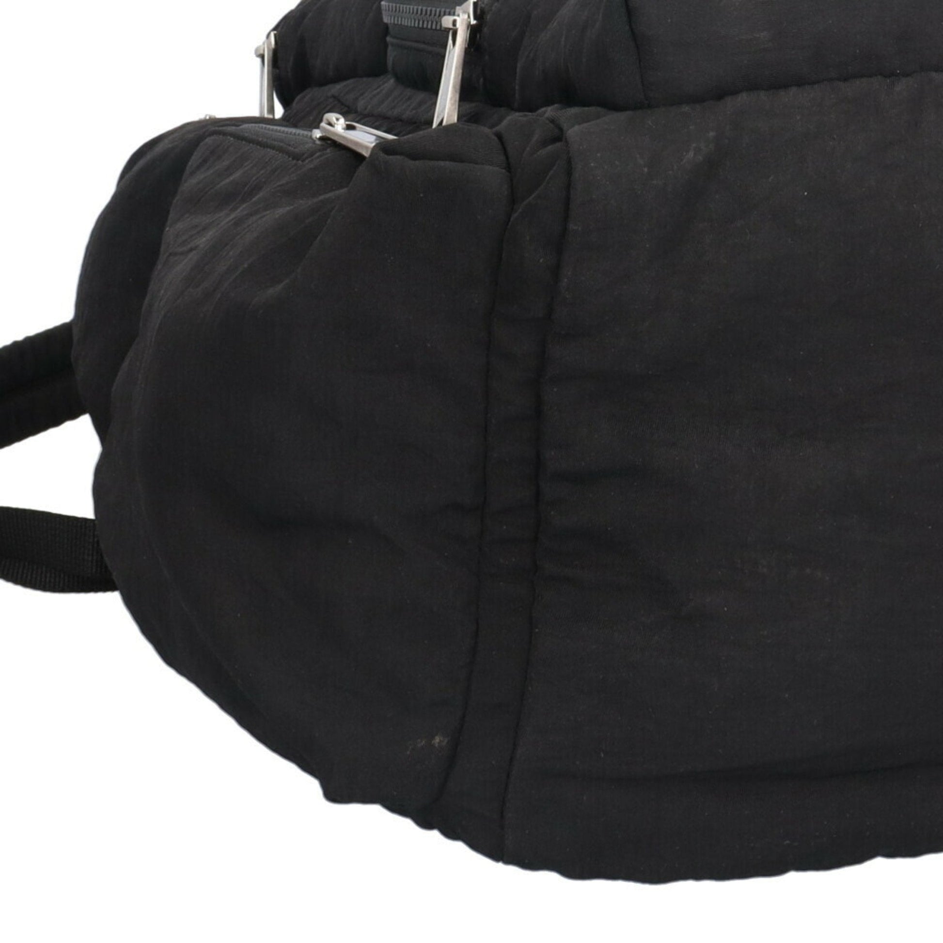 Gucci Black Multi-Color Nylon Backpack