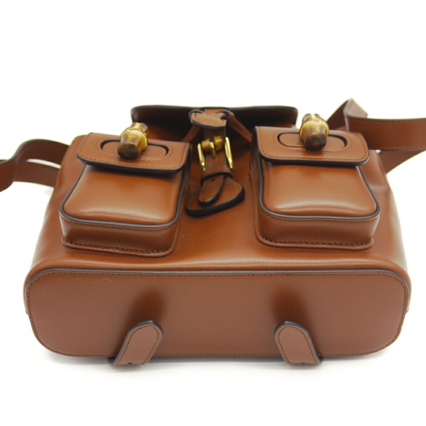 Gucci Brown Leather Backpack