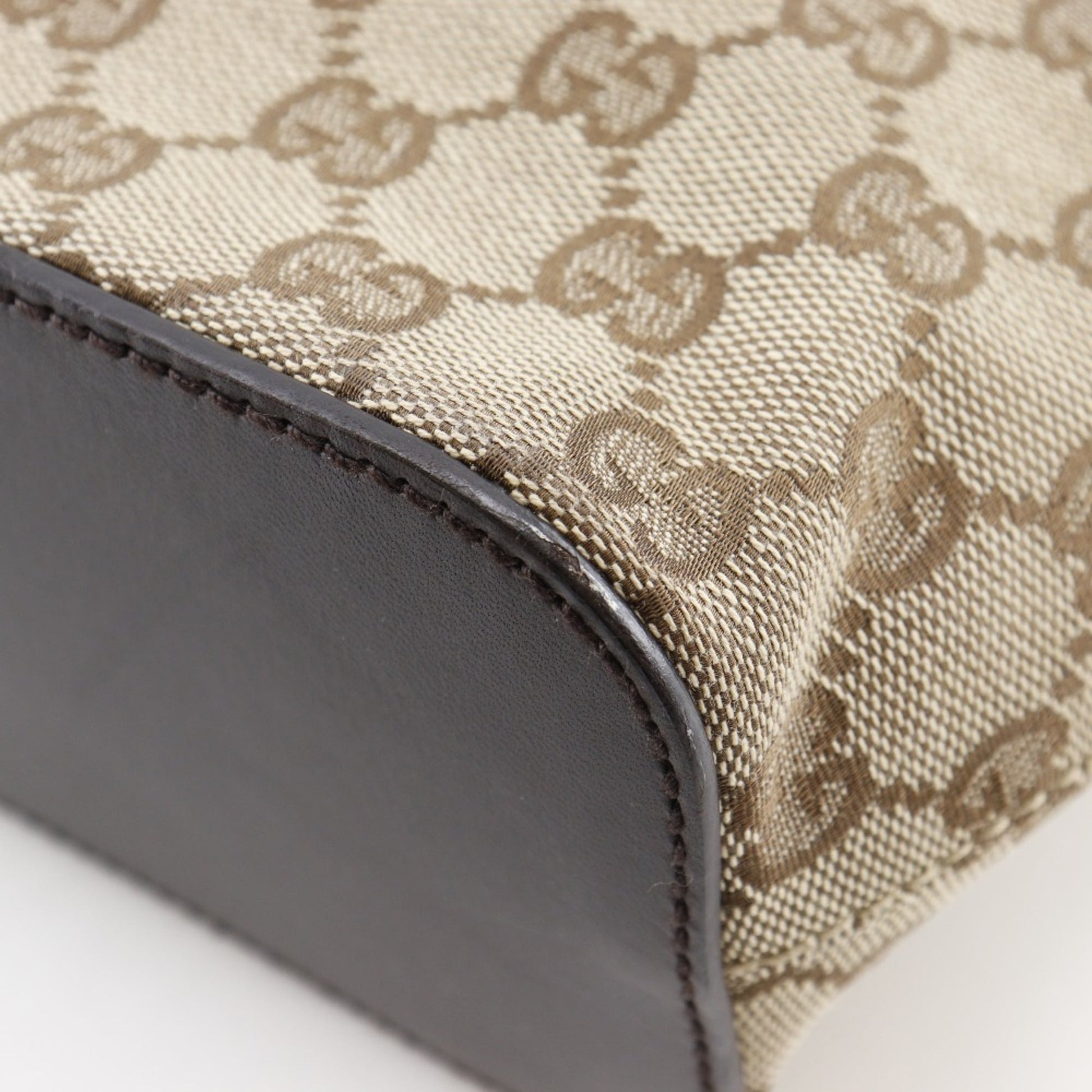 Gucci Brown Gg Canvas Shoulder Bag