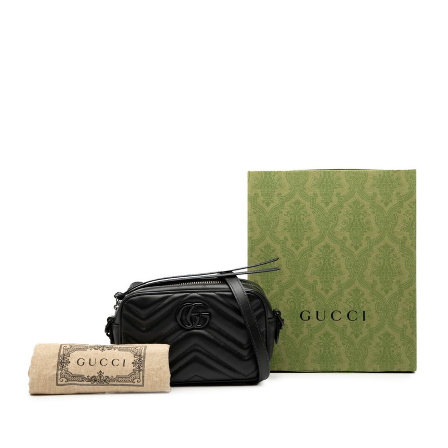 Gucci Black Leather Shoulder Bag