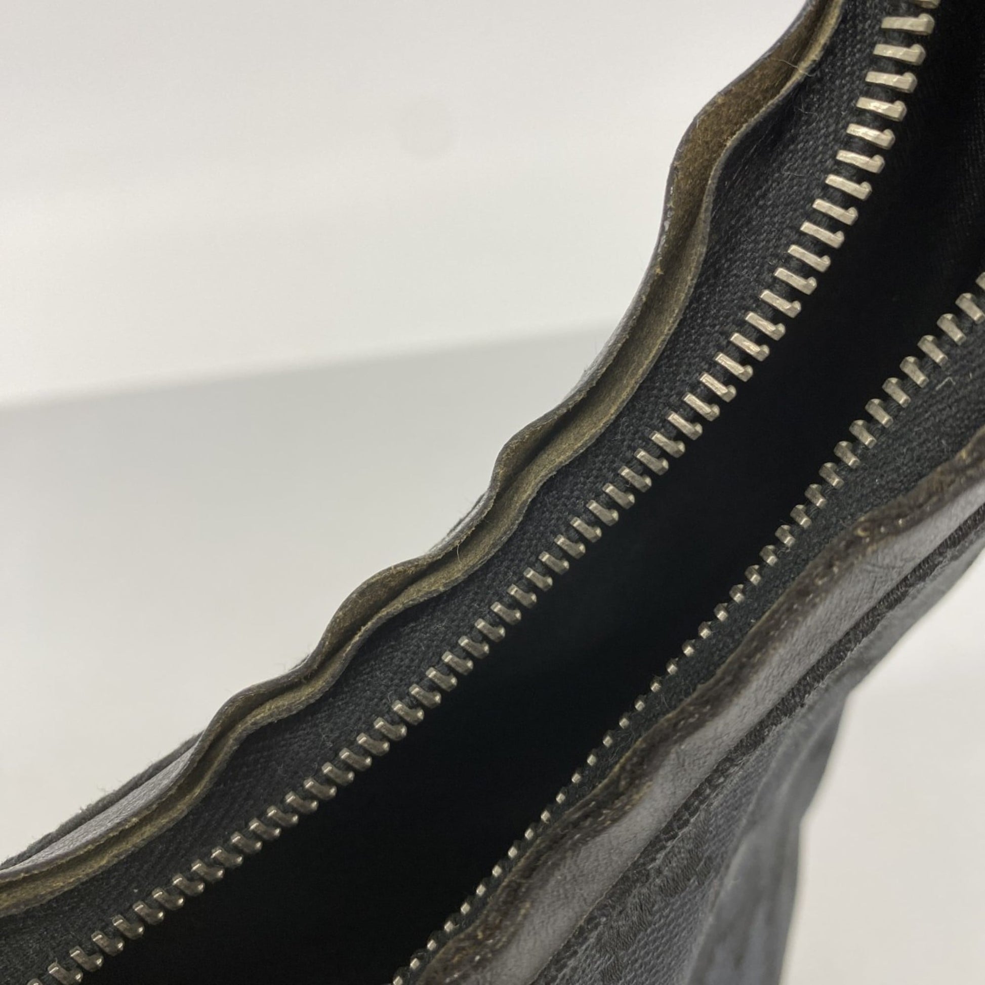 Gucci Black Canvas Shoulder Bag