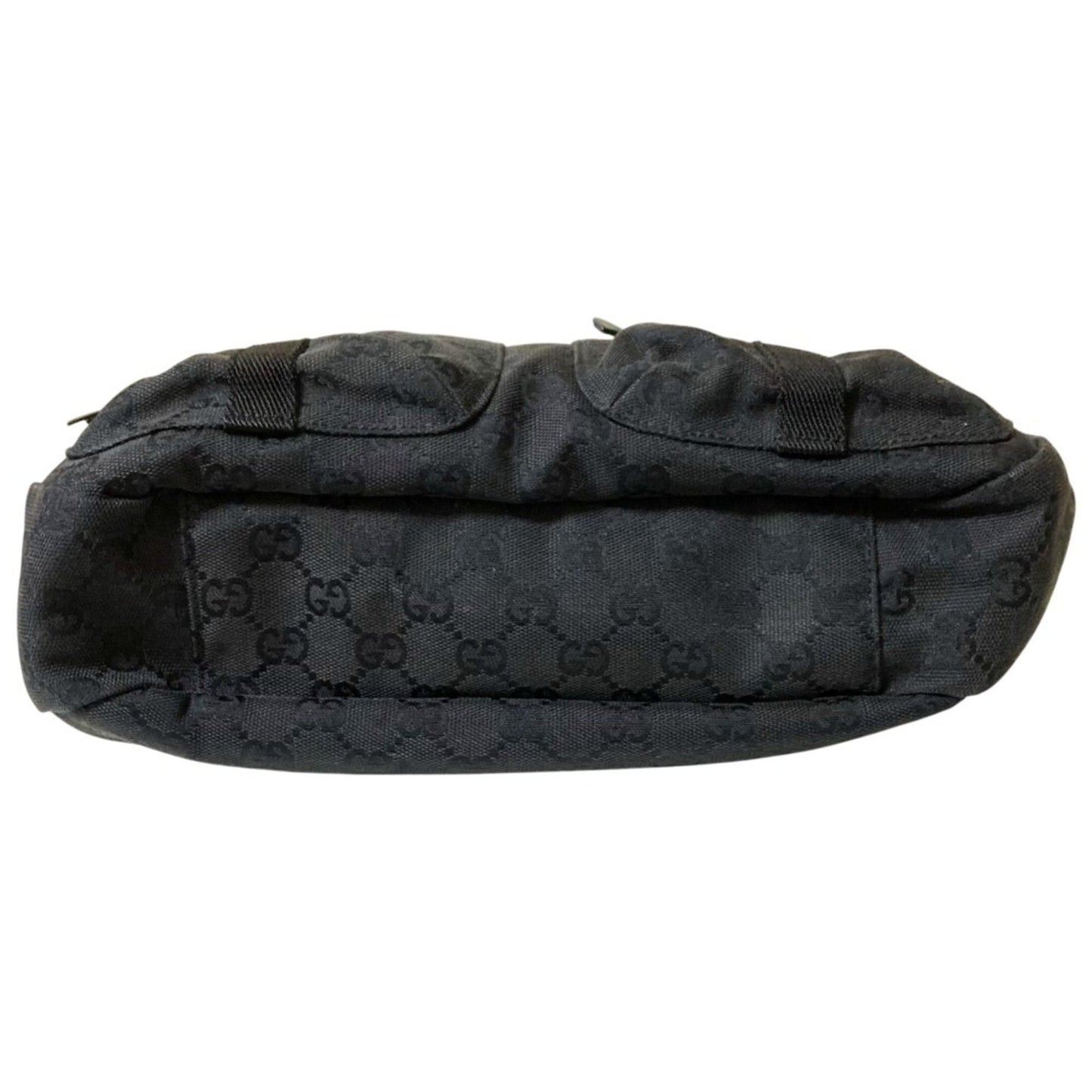 Gucci Black Canvas Shoulder Bag