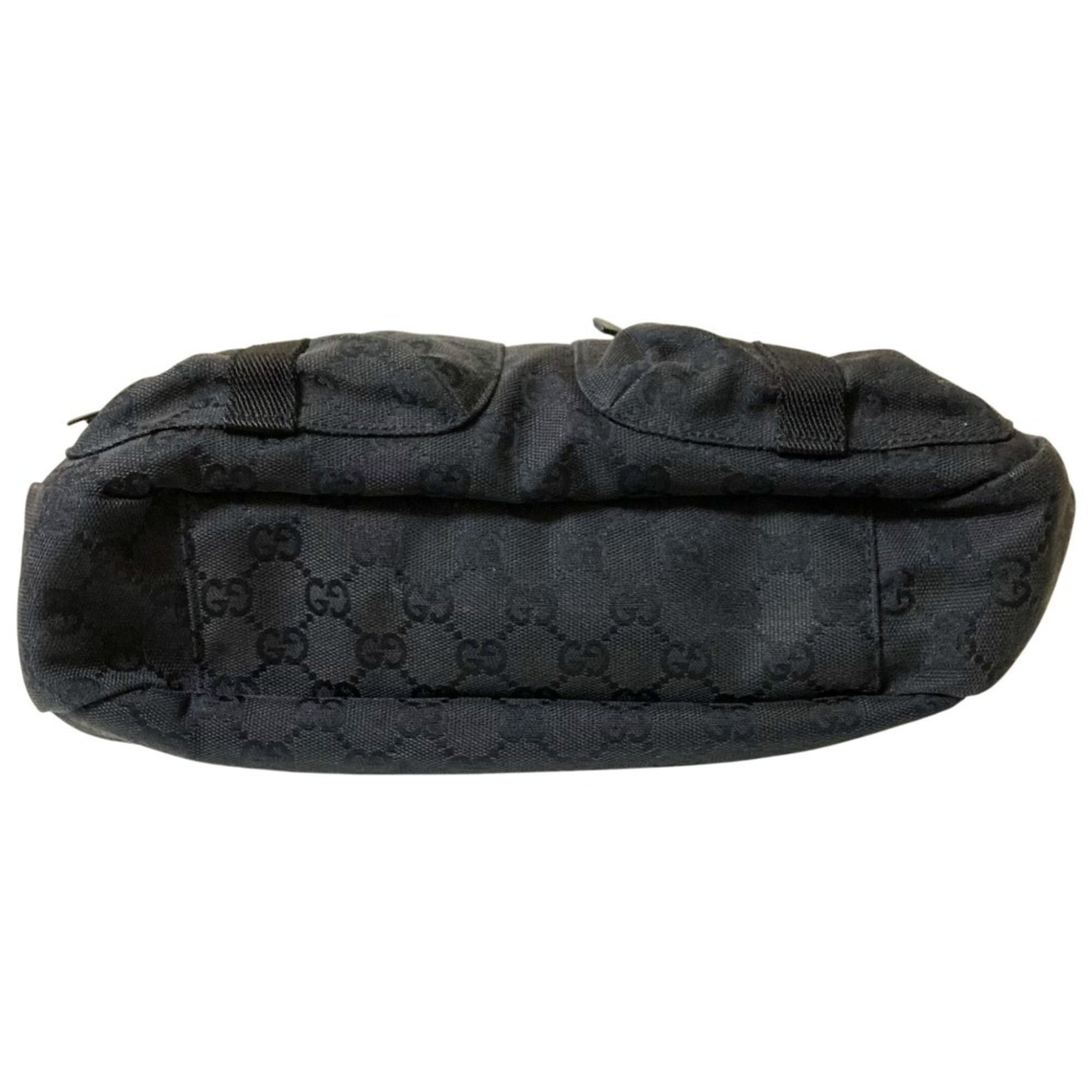 Gucci Black Canvas Shoulder Bag