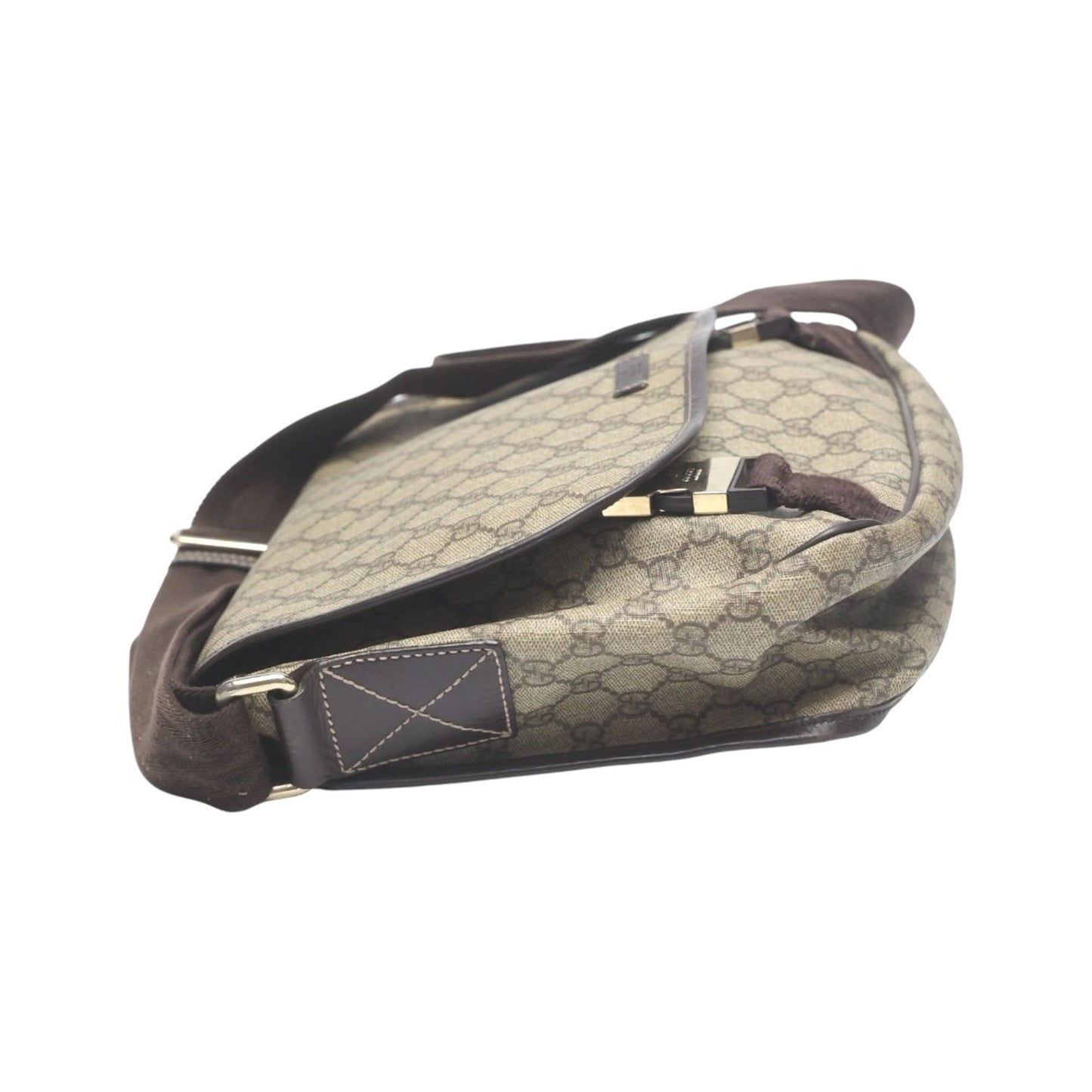 Gucci Brown Gg Plus Shoulder Bag