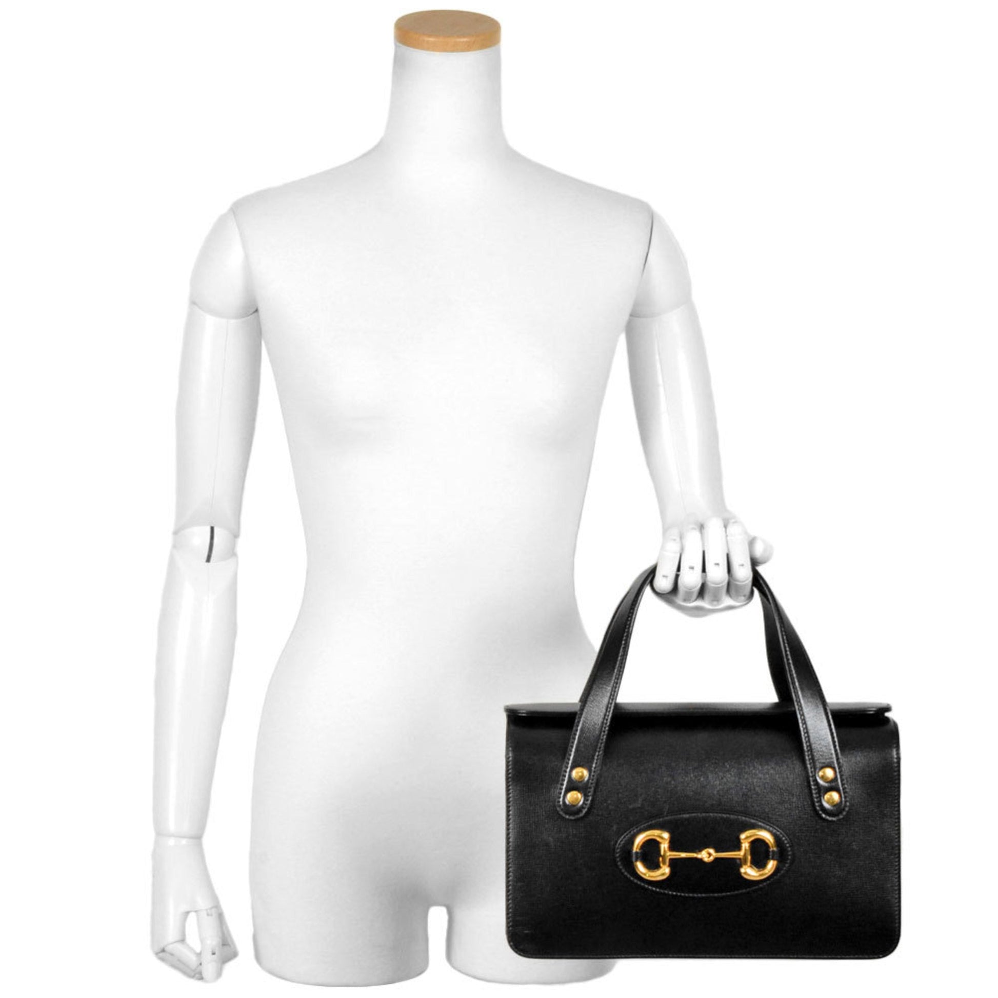 Gucci Black Leather Handbag