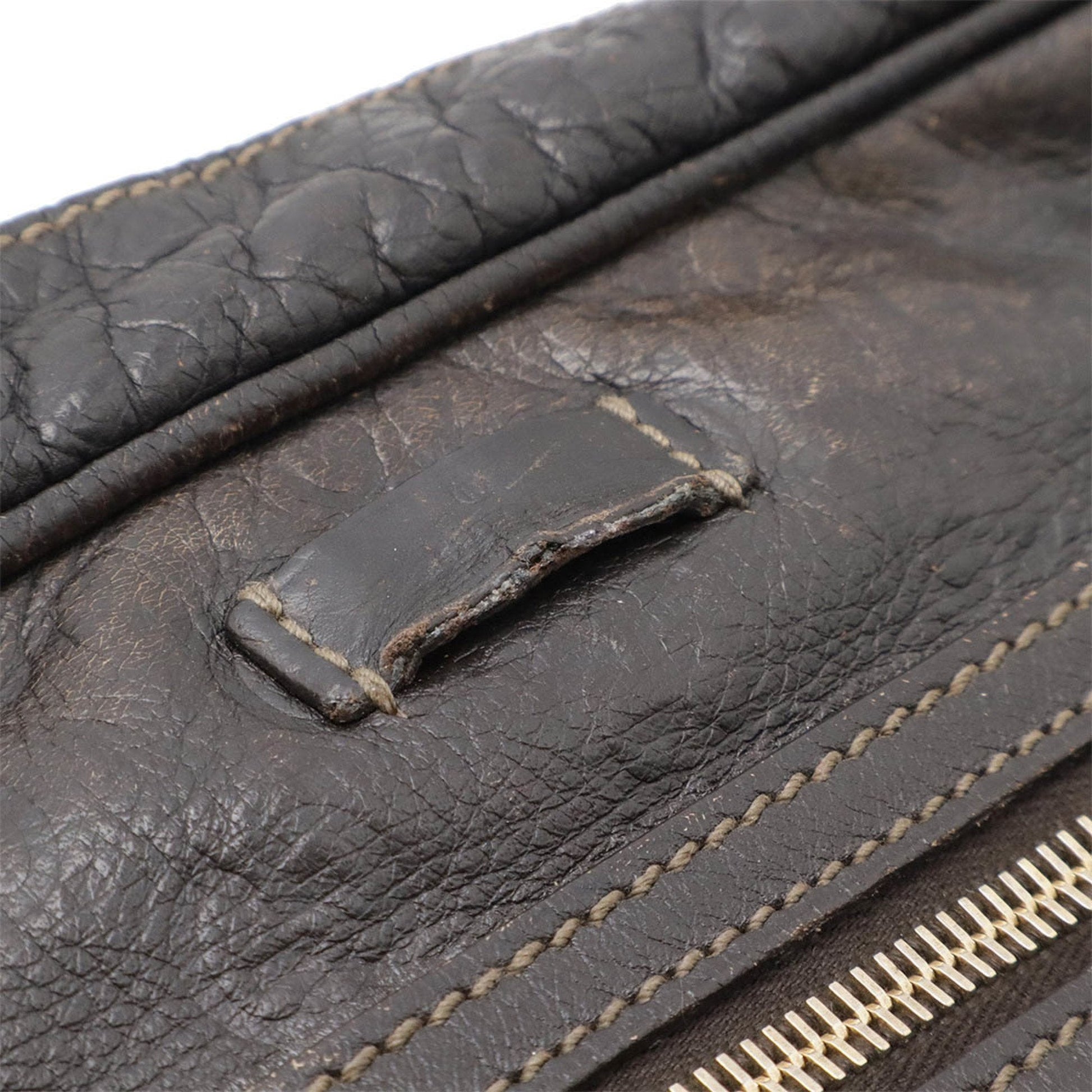 Gucci Dark Brown Leather Shoulder Bag