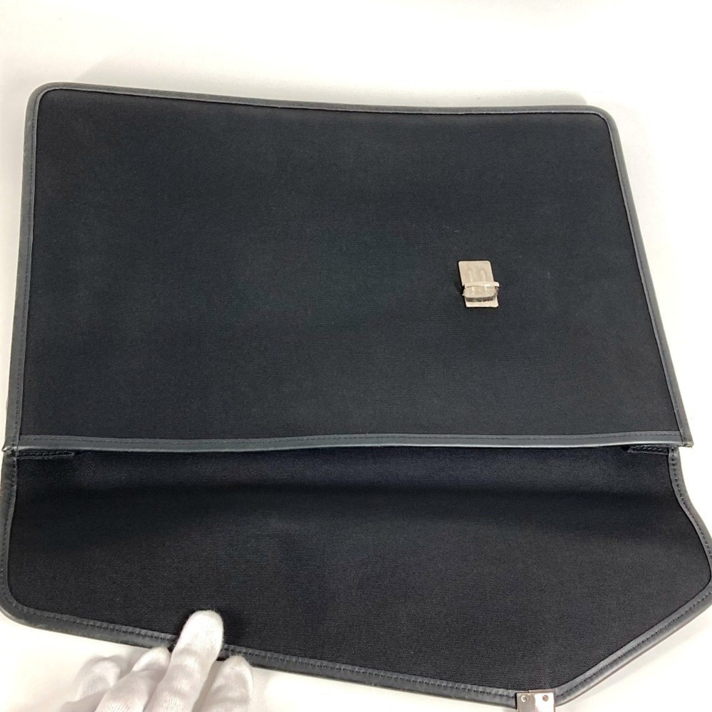 Gucci Black Nylon Clutch Bag Pouch