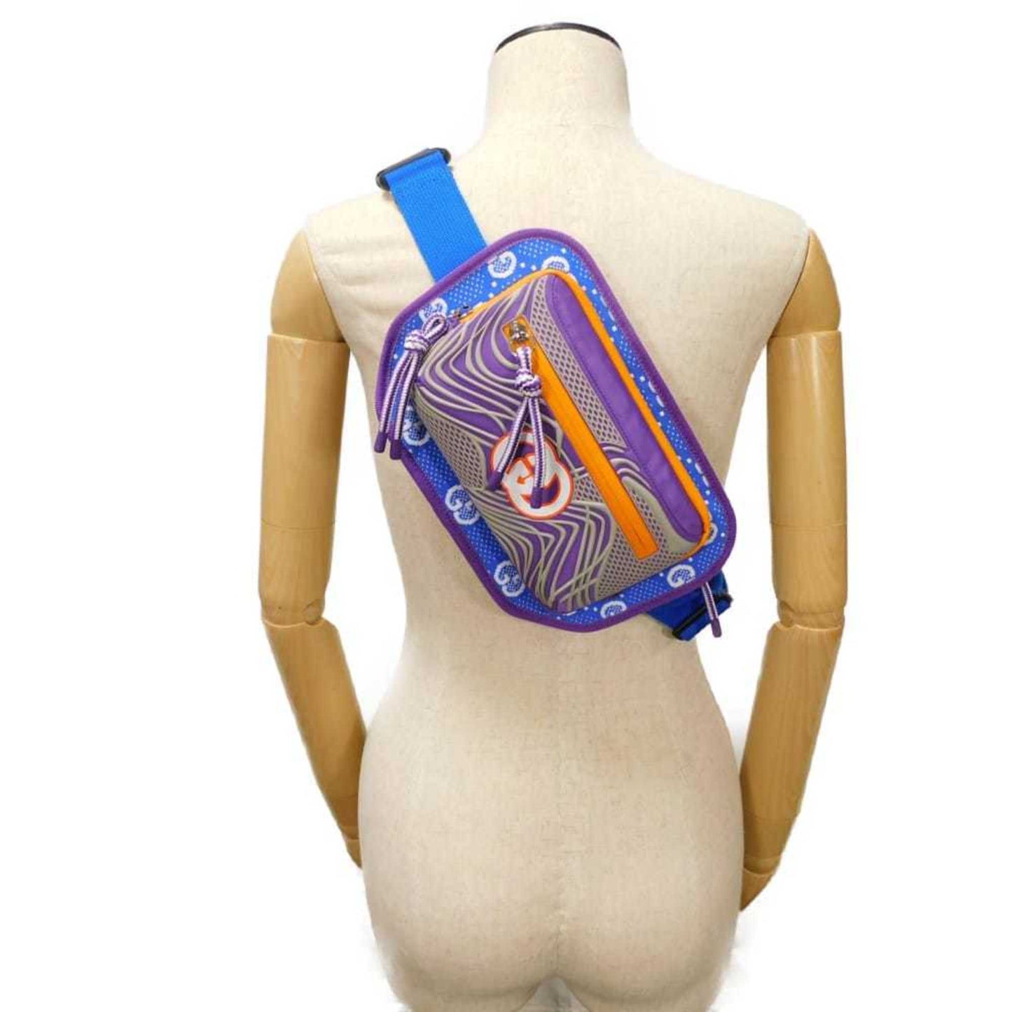 Gucci Blue Nylon Jersey Fanny Pack