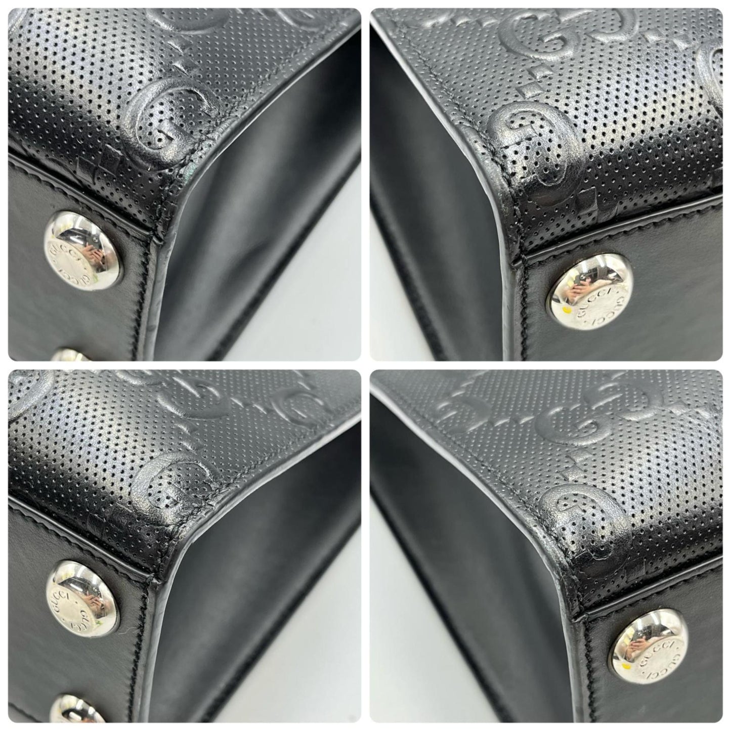 Gucci Black Leather Handbag