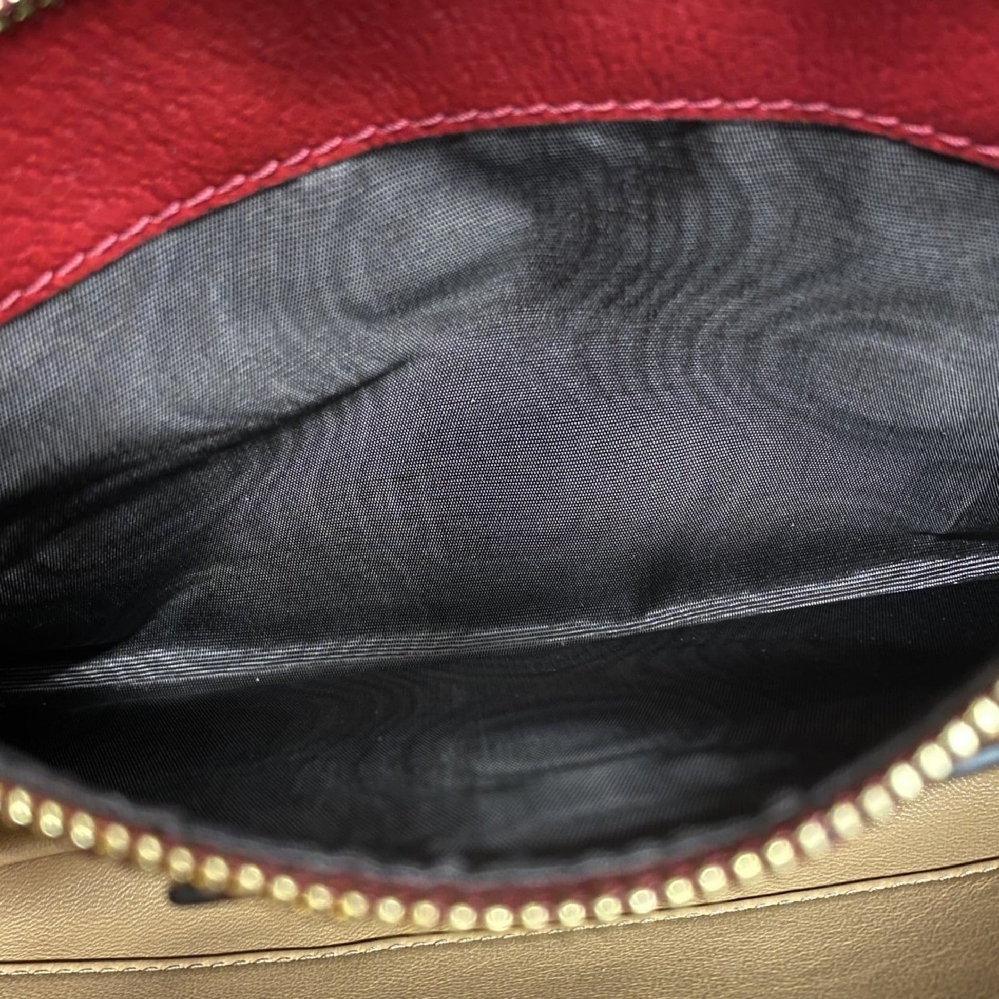 Gucci Beige Multi-Color Canvas Shoulder Bag