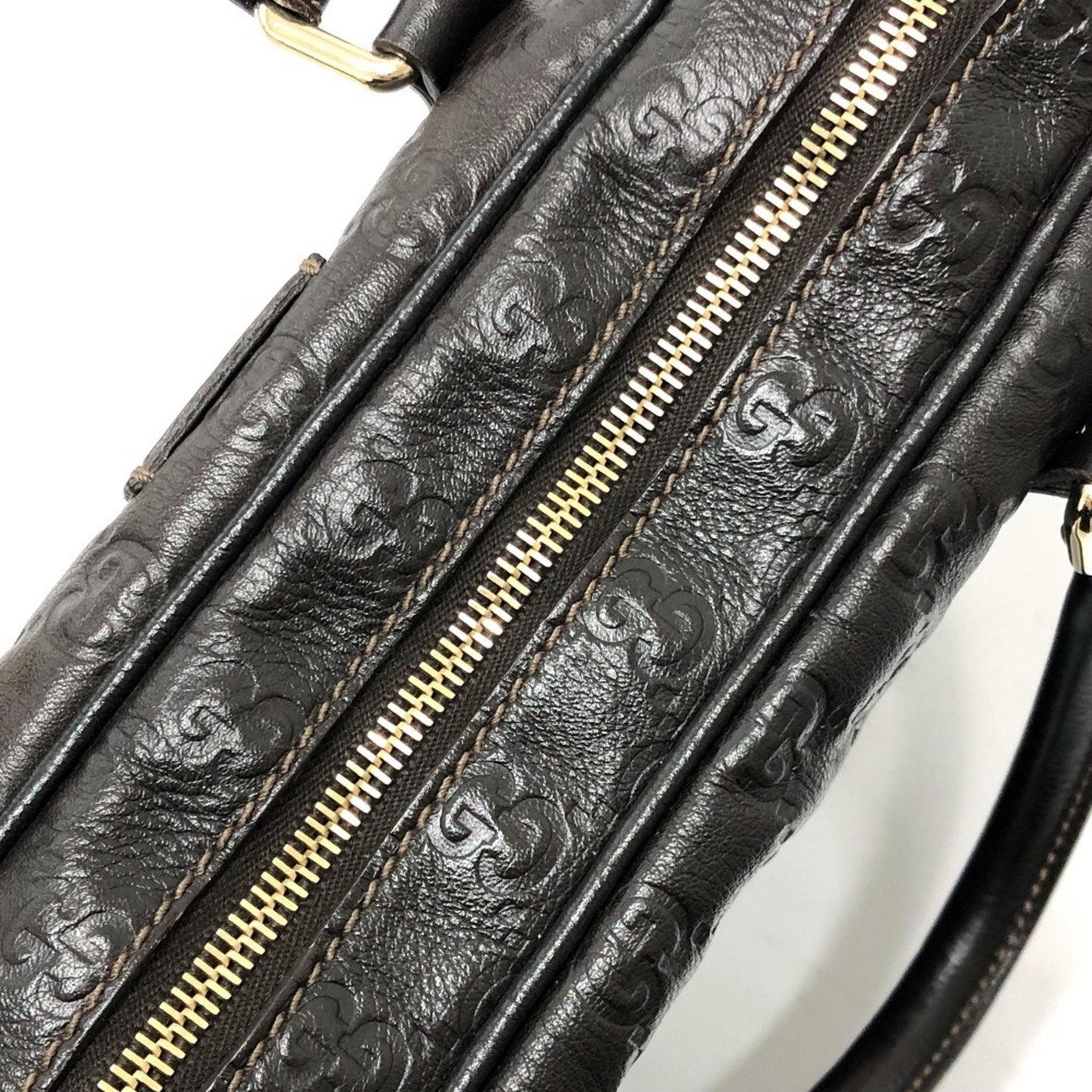 Gucci Brown Leather Briefcase Handbag