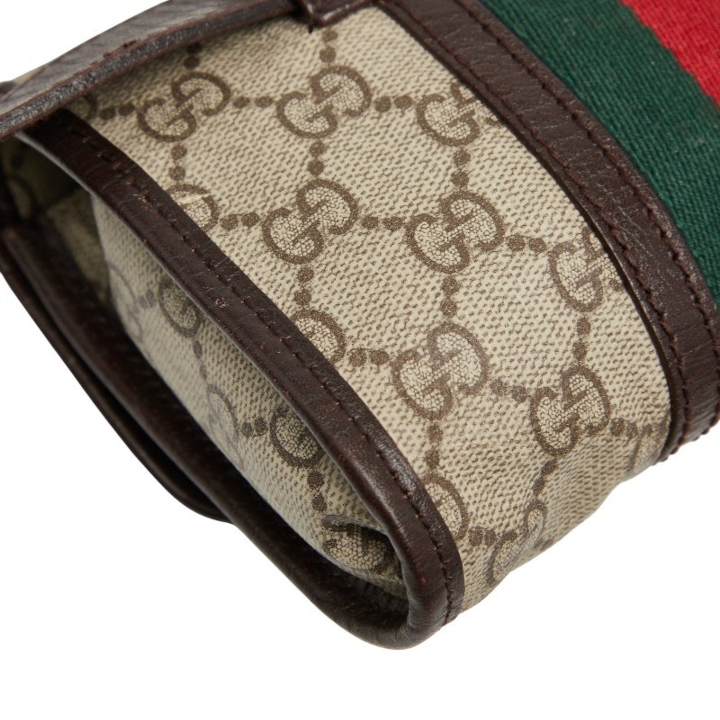 Gucci Sherry Line Beige Multi-Color Pvc Leather Sling Bag