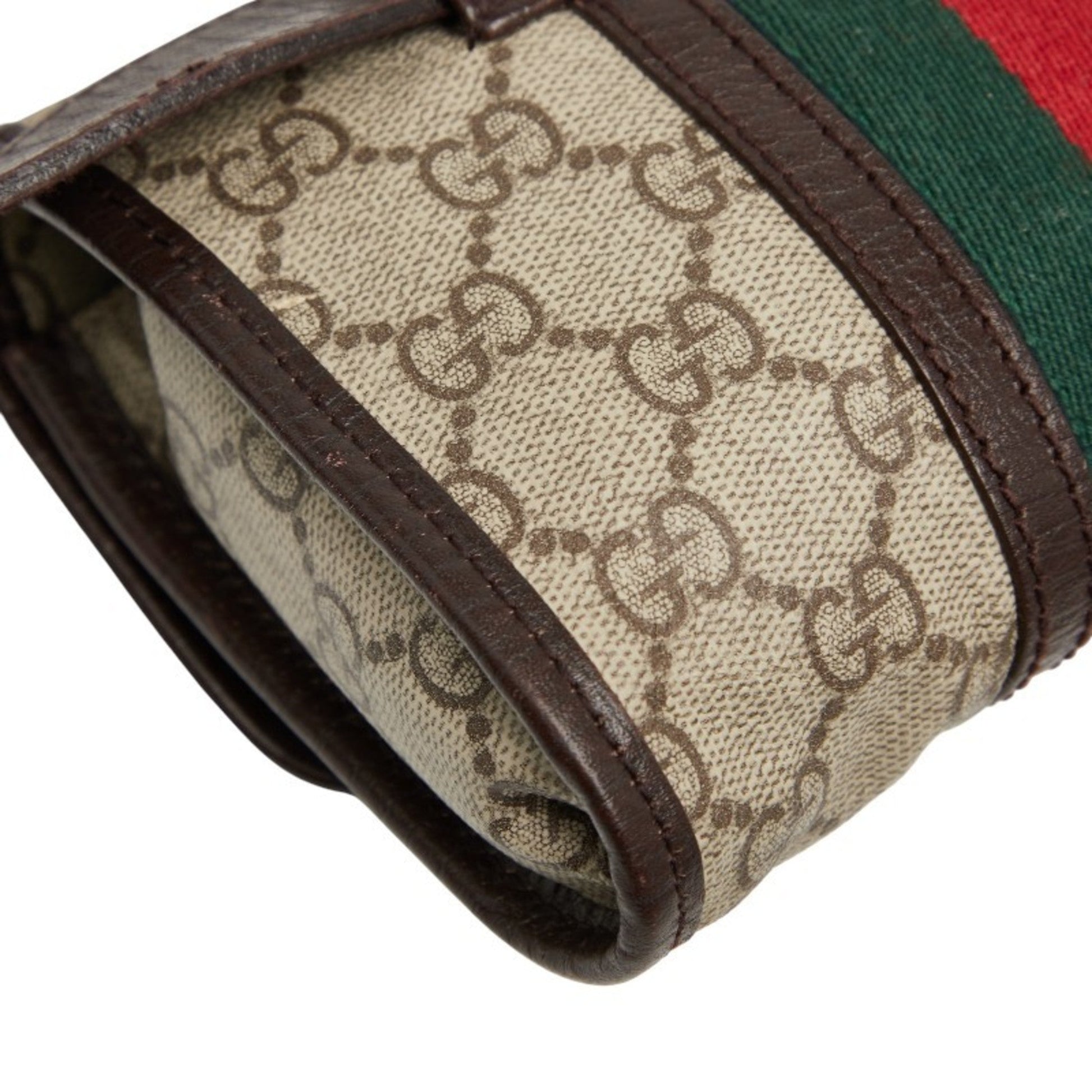 Gucci Sherry Line Beige Multi-Color Pvc Leather Sling Bag