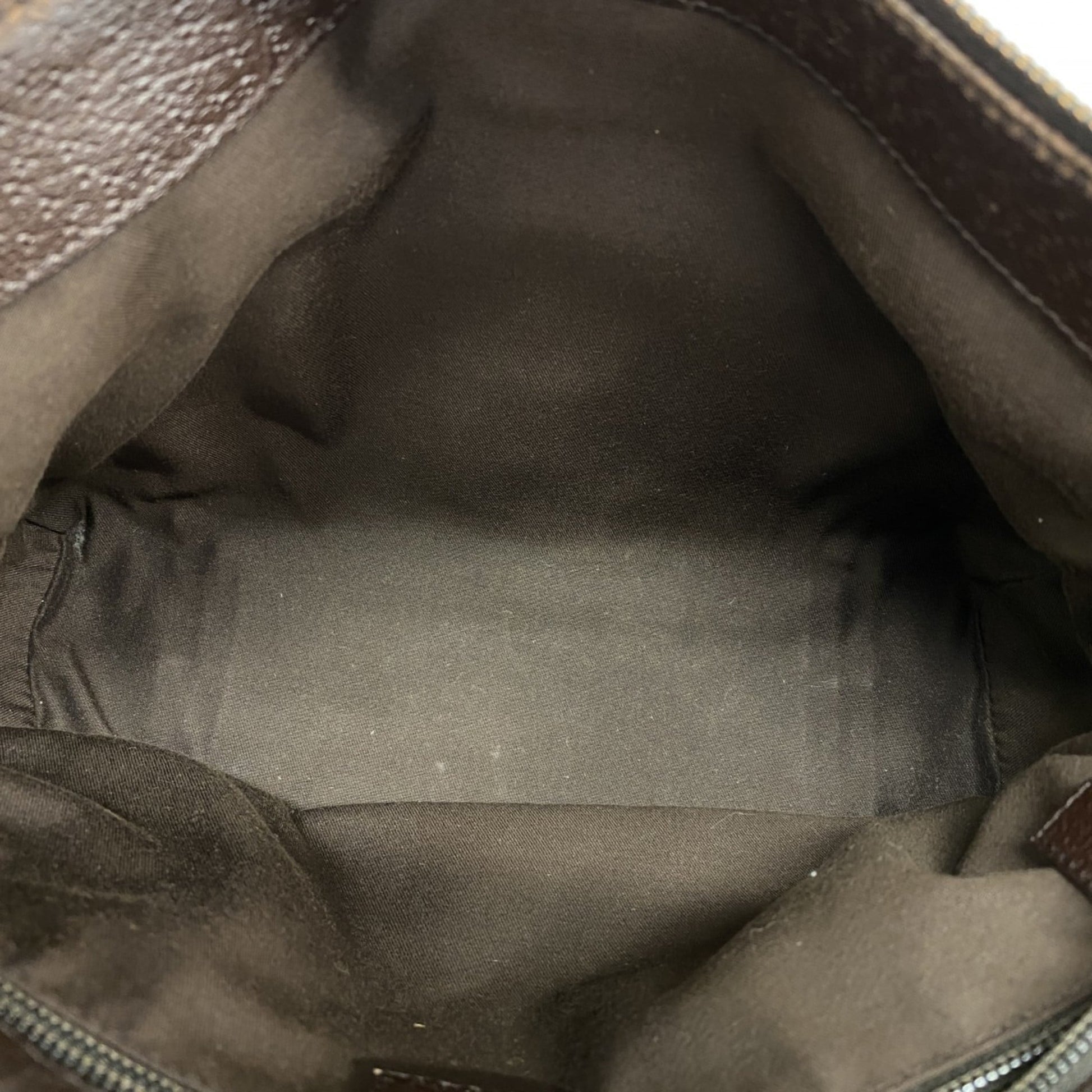 Gucci Brown Canvas Shoulder Bag