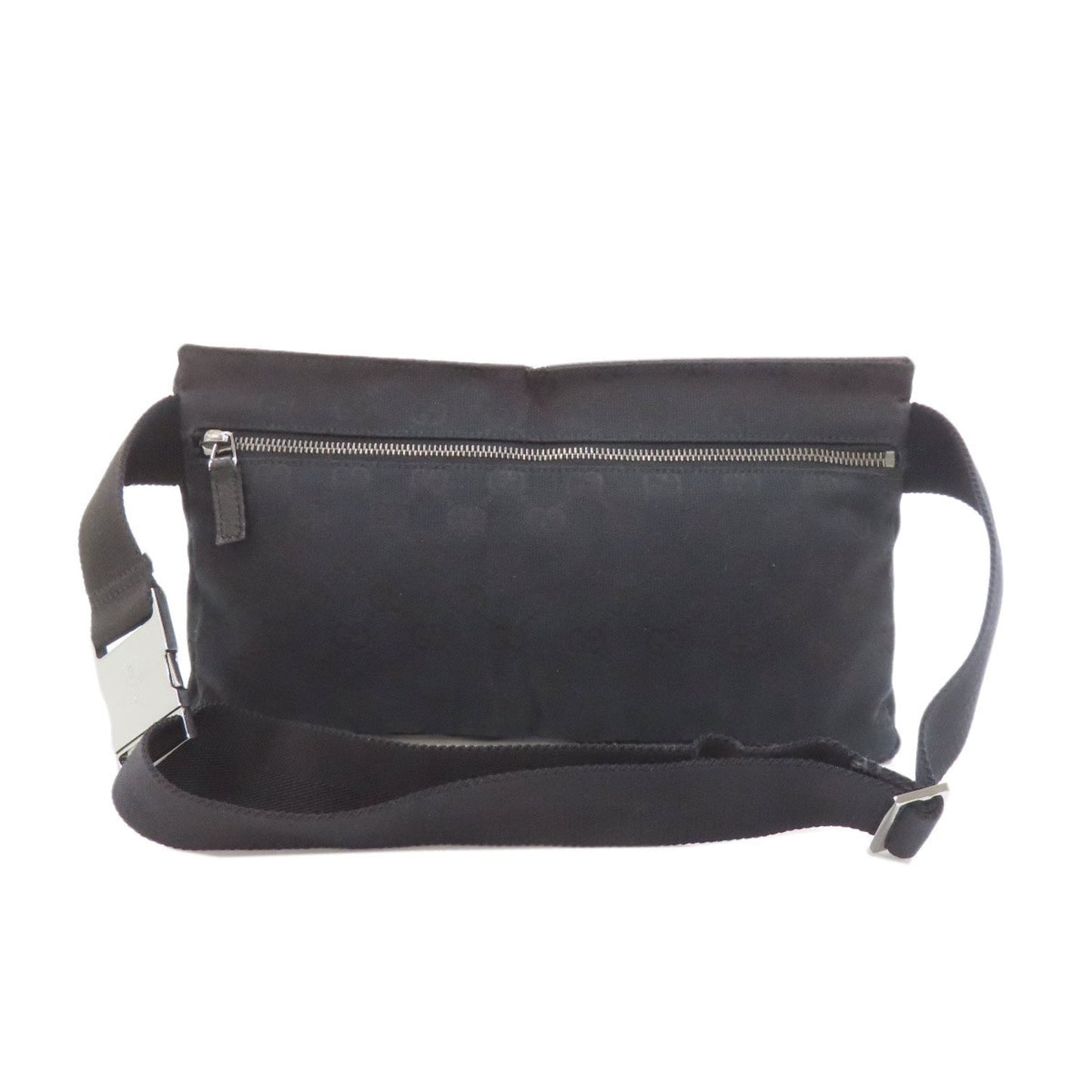 Gucci Black Canvas Fanny Pack Sling Bag