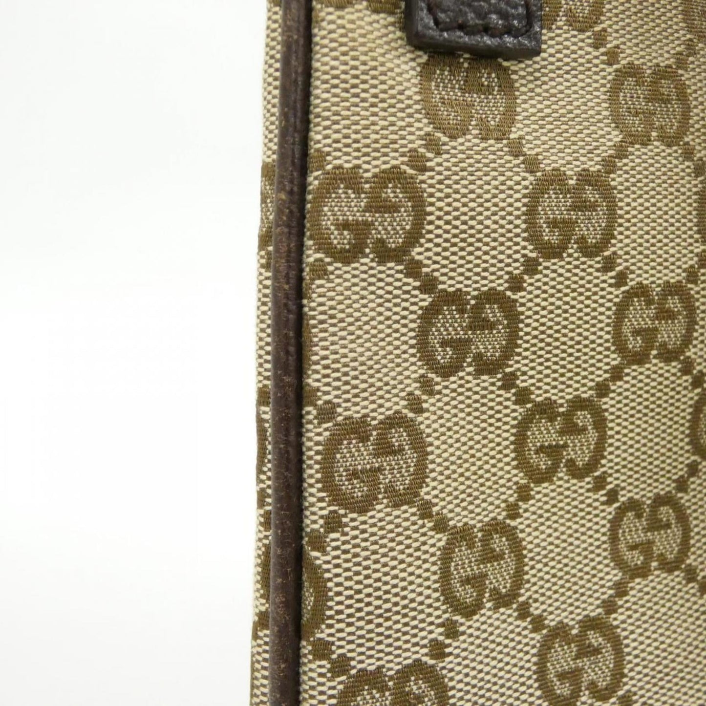 Gucci Beige Brown Gg Canvas Shoulder Bag
