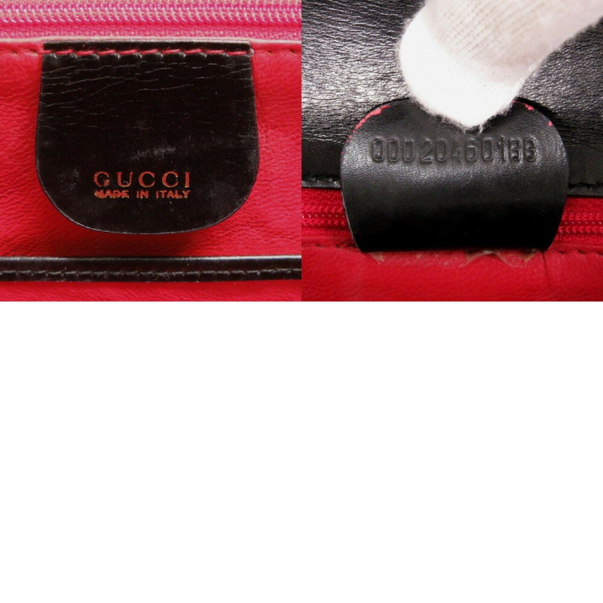 Gucci Black Leather Handbag