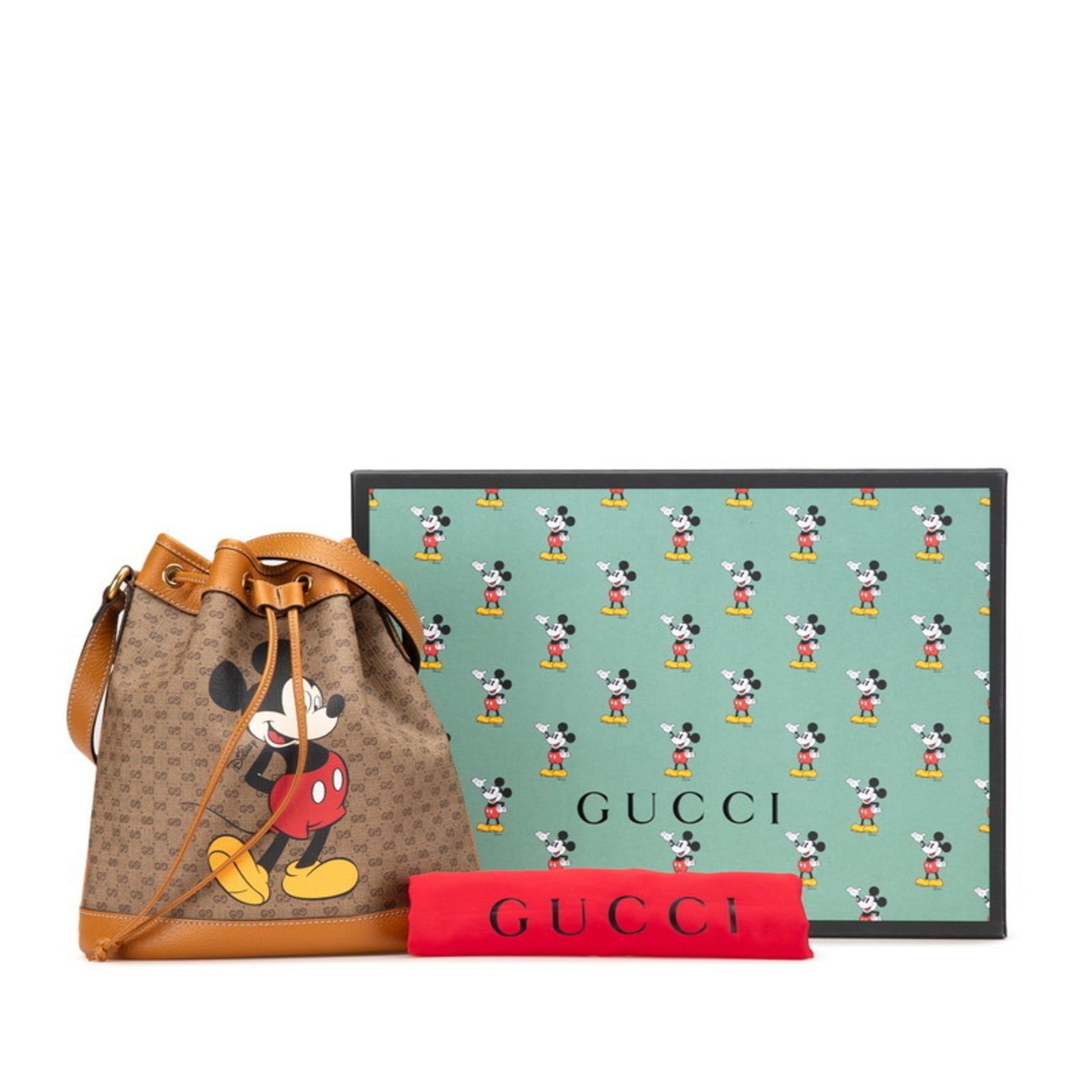 Gucci Brown Pvc Leather Shoulder Bag