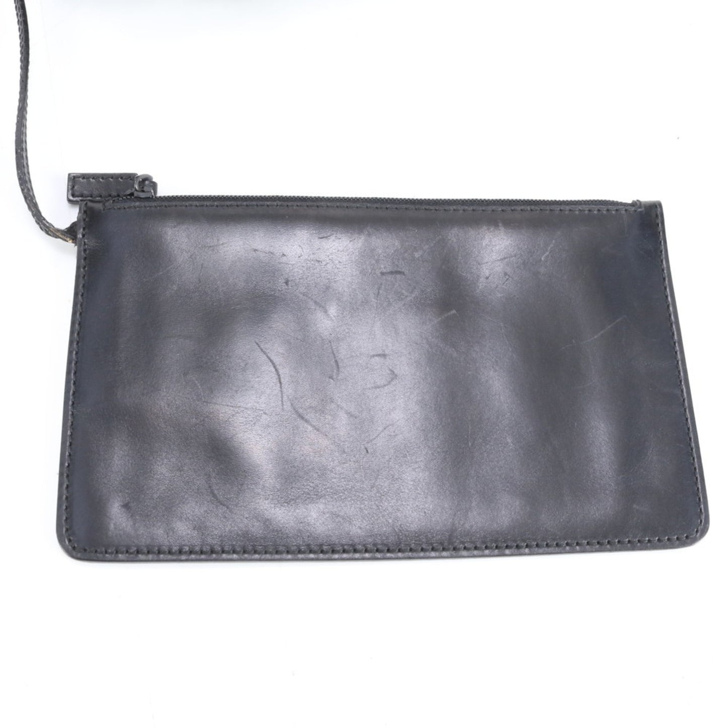Gucci Black Leather Pouch Tote Bag