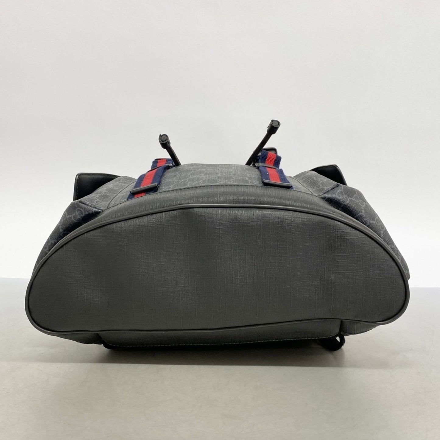 Gucci Black Pvc Backpack