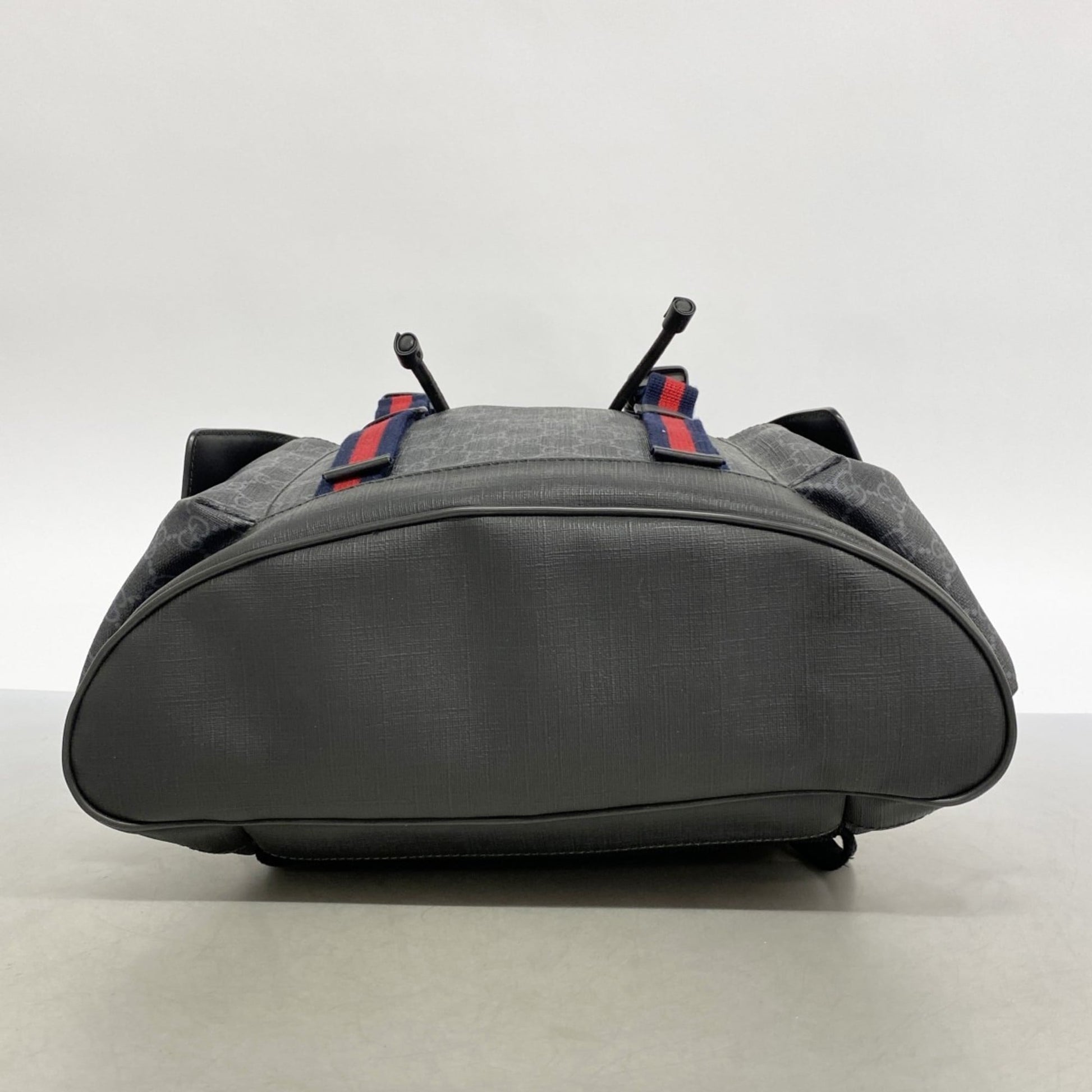 Gucci Black Pvc Backpack