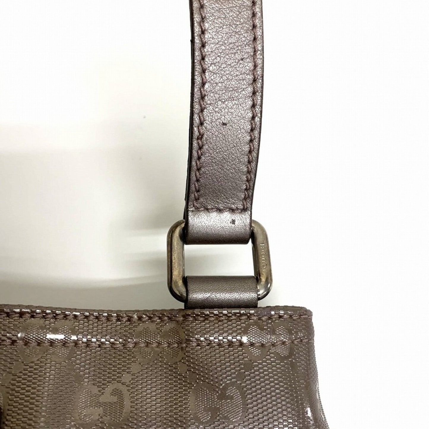 Gucci Gg Imprimé Metallic Pink Gg Imprimé Shoulder Bag Sling Bag