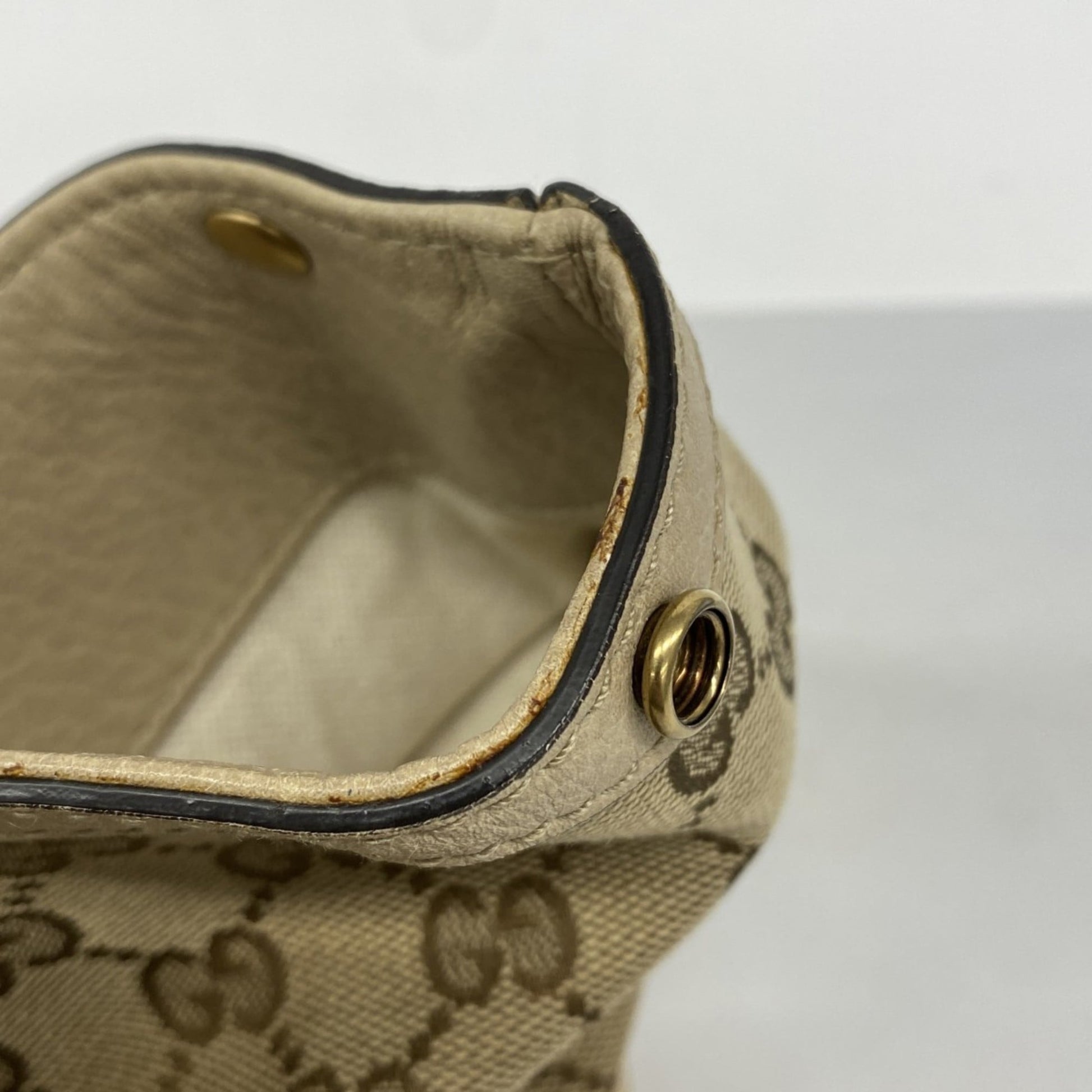 Gucci Beige Canvas Tote Bag