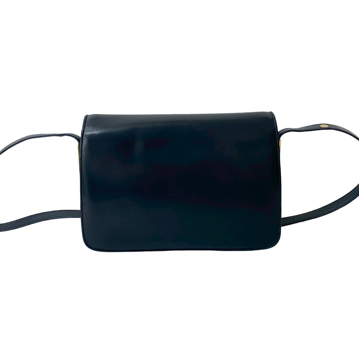 Gucci Navy Leather Pochette Shoulder Bag
