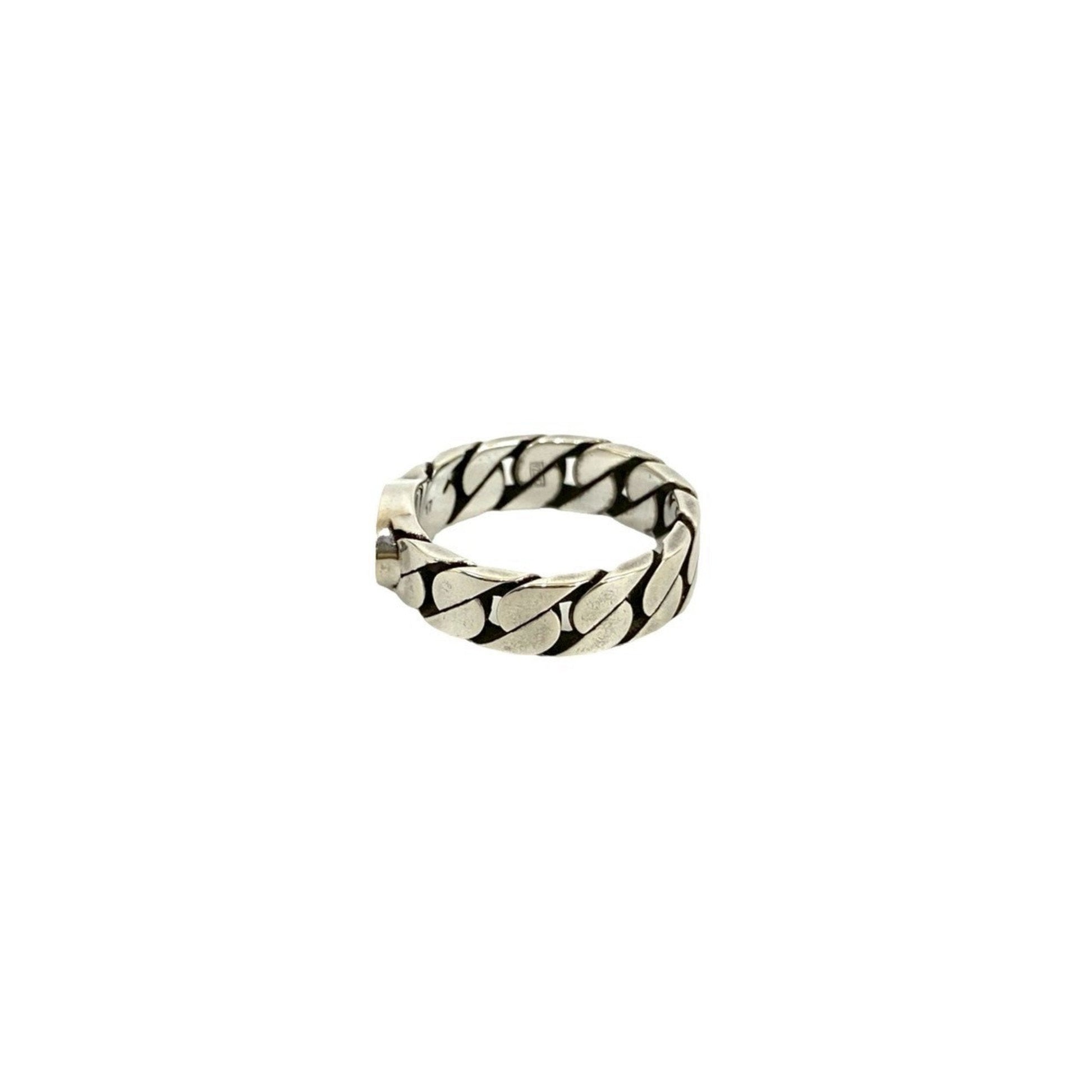 Gucci Silver Pink Silver 925 Band Ring
