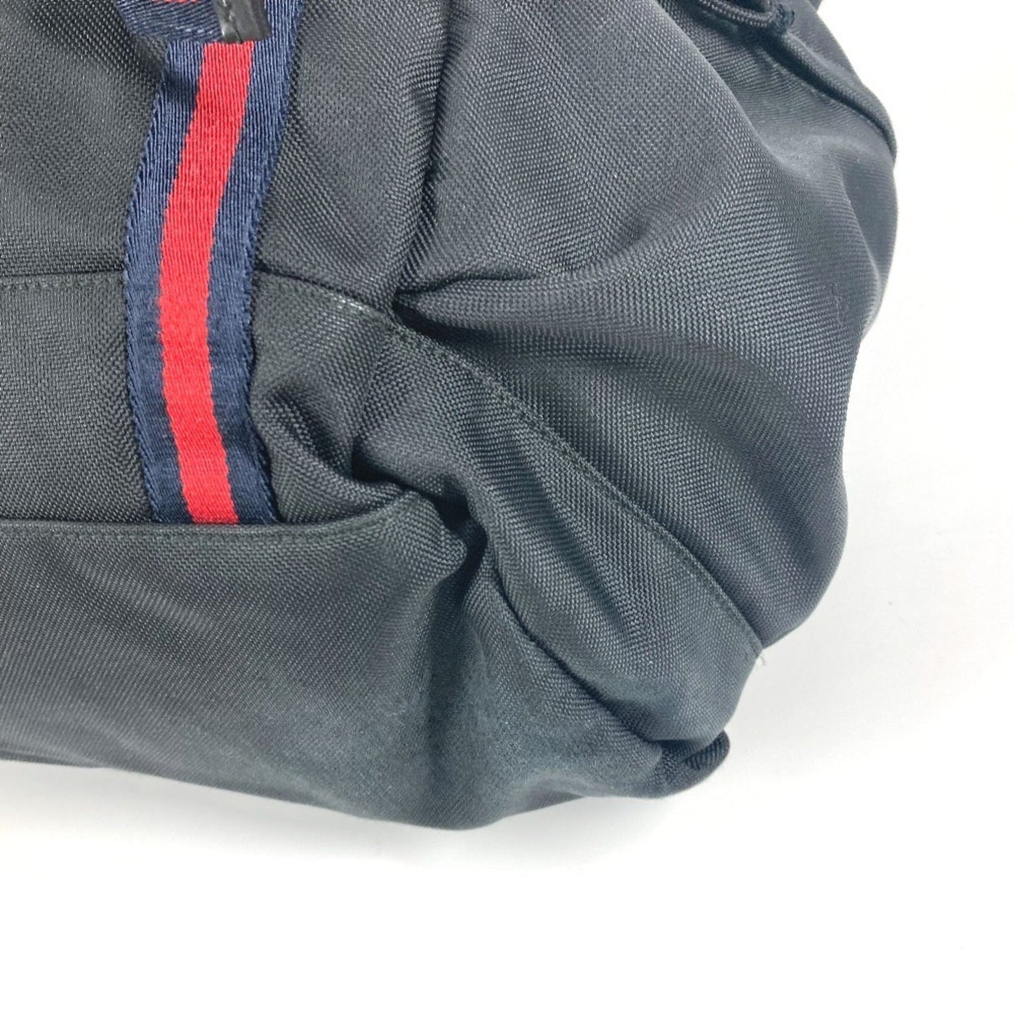 Gucci Sherry Line Black Nylon Canvas Backpack