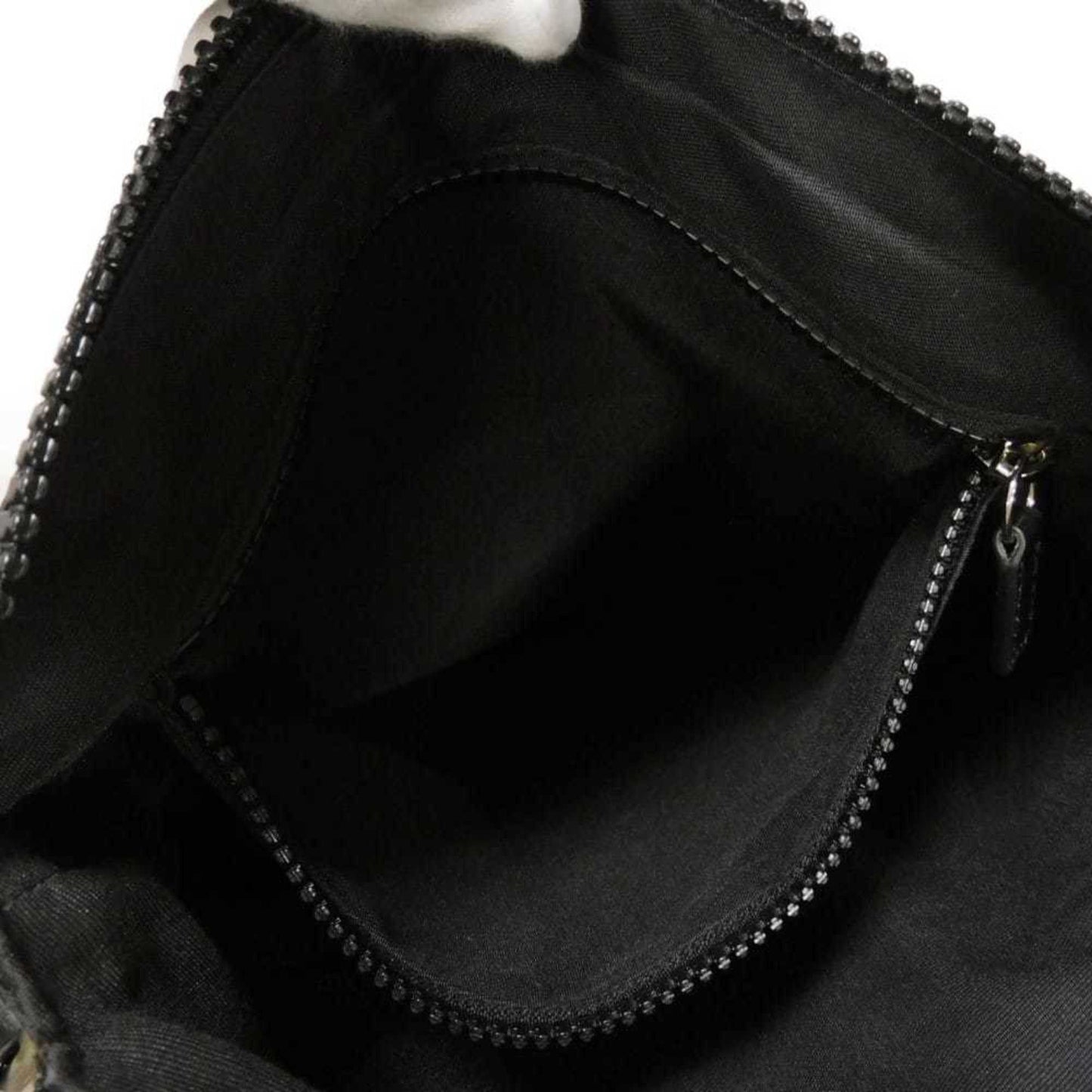 Gucci Black Nylon Gg Canvas Leather Messenger Bag Shoulder Bag