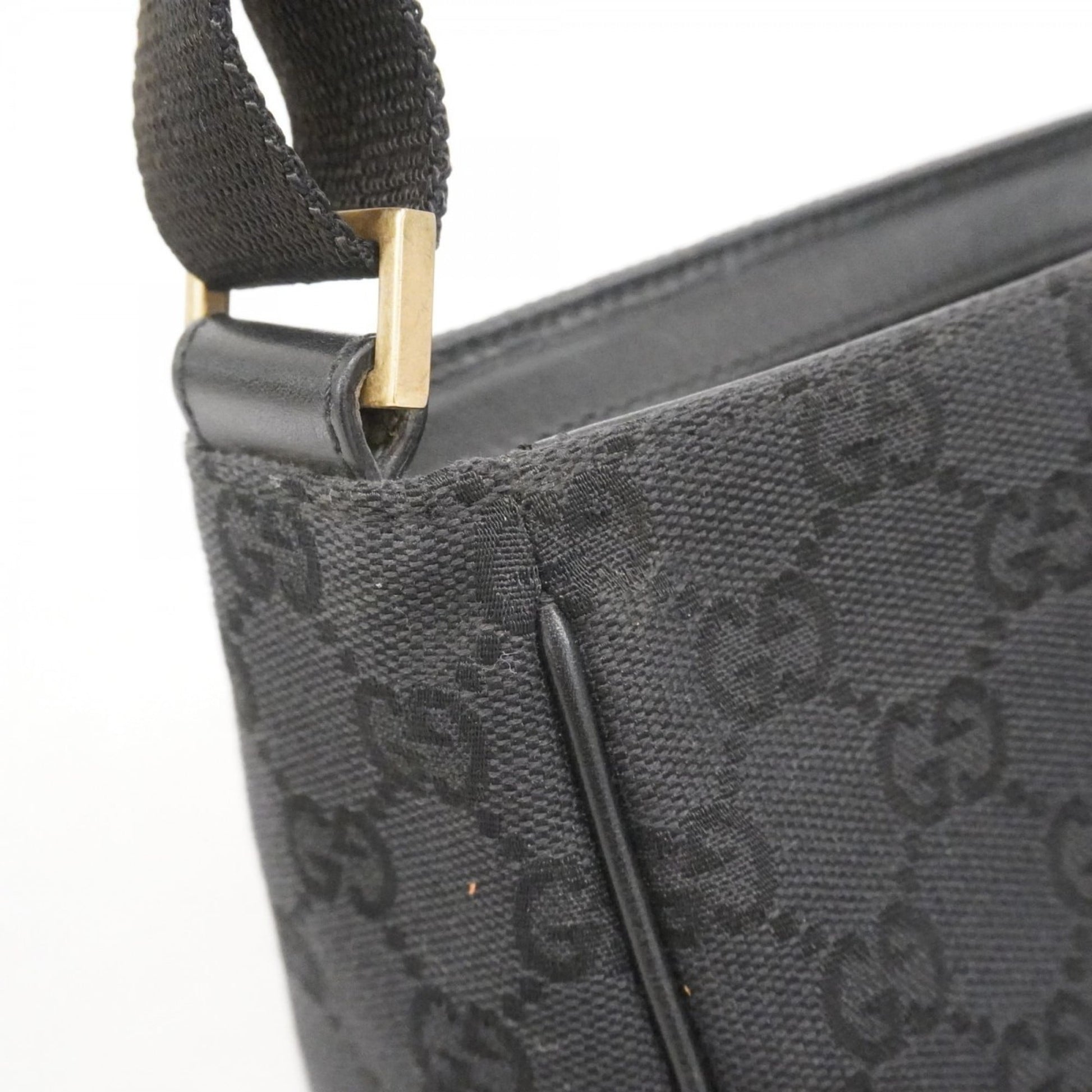 Gucci Black Canvas Pouch